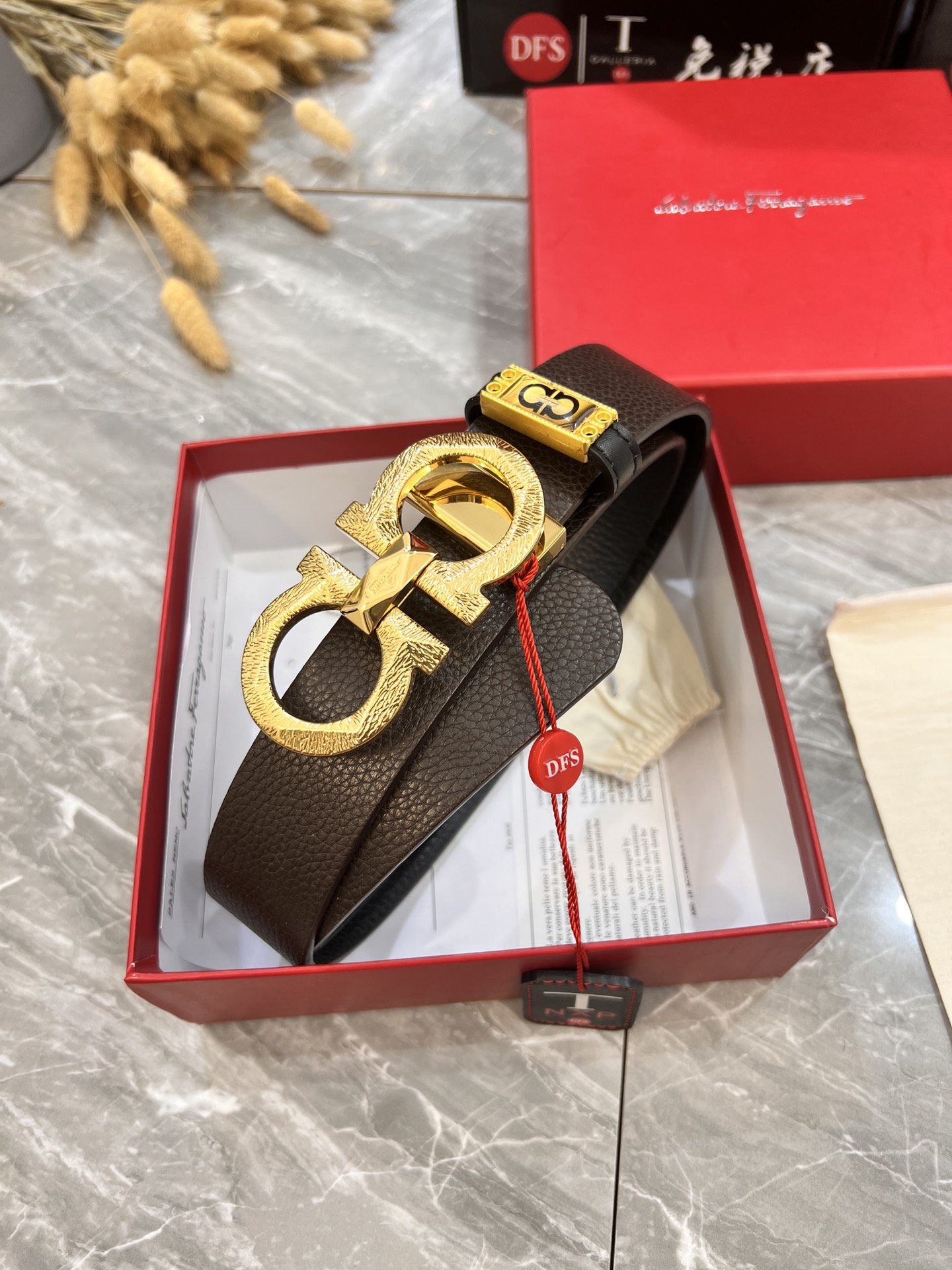 Streetwear Belt Ferragamo 319845 size:3.5cm - vstockx