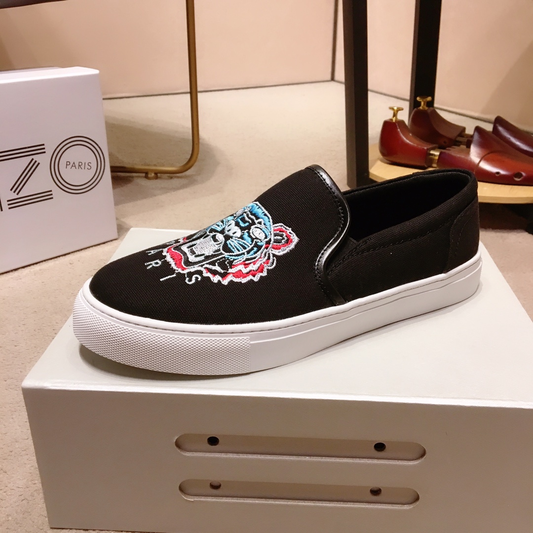 Kenzo K-SKATE Tiger canvas slip-on sneakers 23 - vstockx