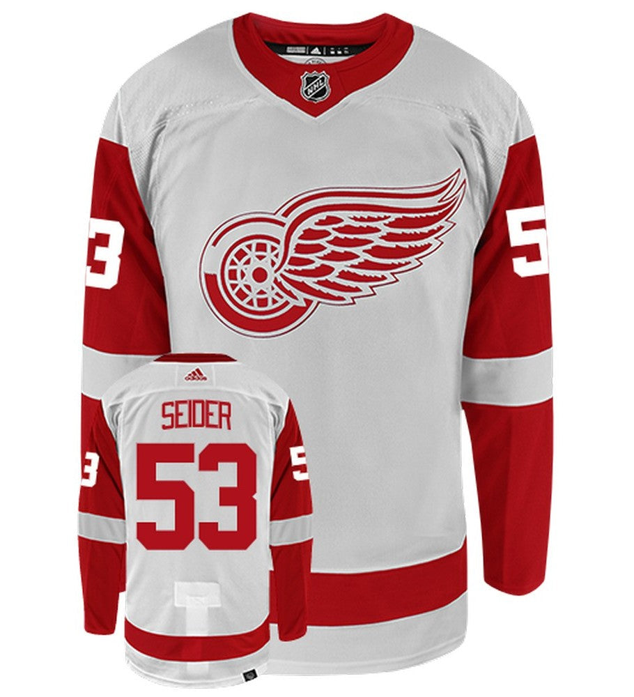 Moritz Seider Detroit Red Wings Adidas Primegreen Authentic NHL Hockey Jersey - vstockx