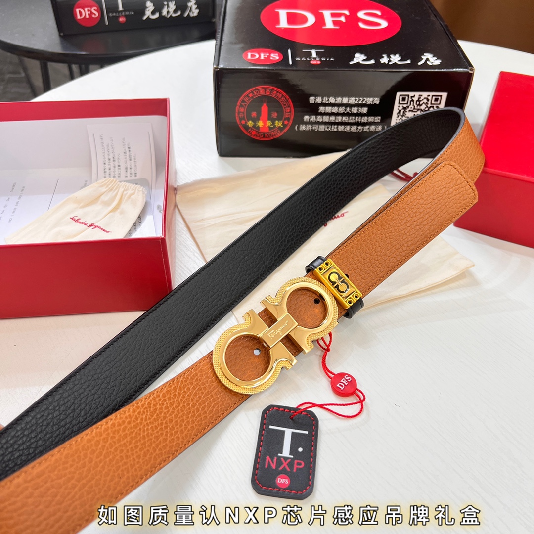 Streetwear Belt Ferragamo 320092 size:3.5cm - vstockx