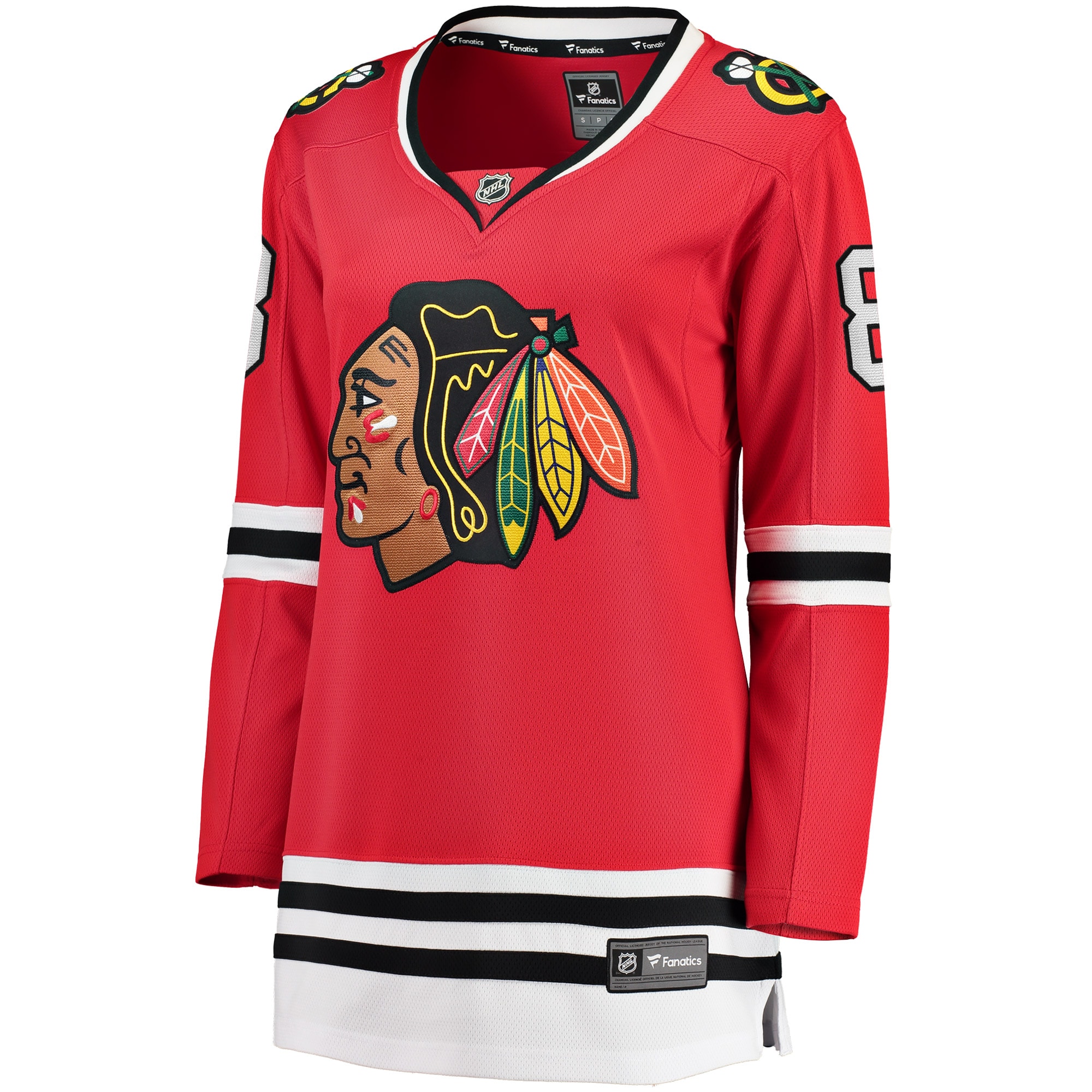 Patrick Kane Chicago Blackhawks Fanatics Branded Women's Home Breakaway Player Jersey - Red - vstockx