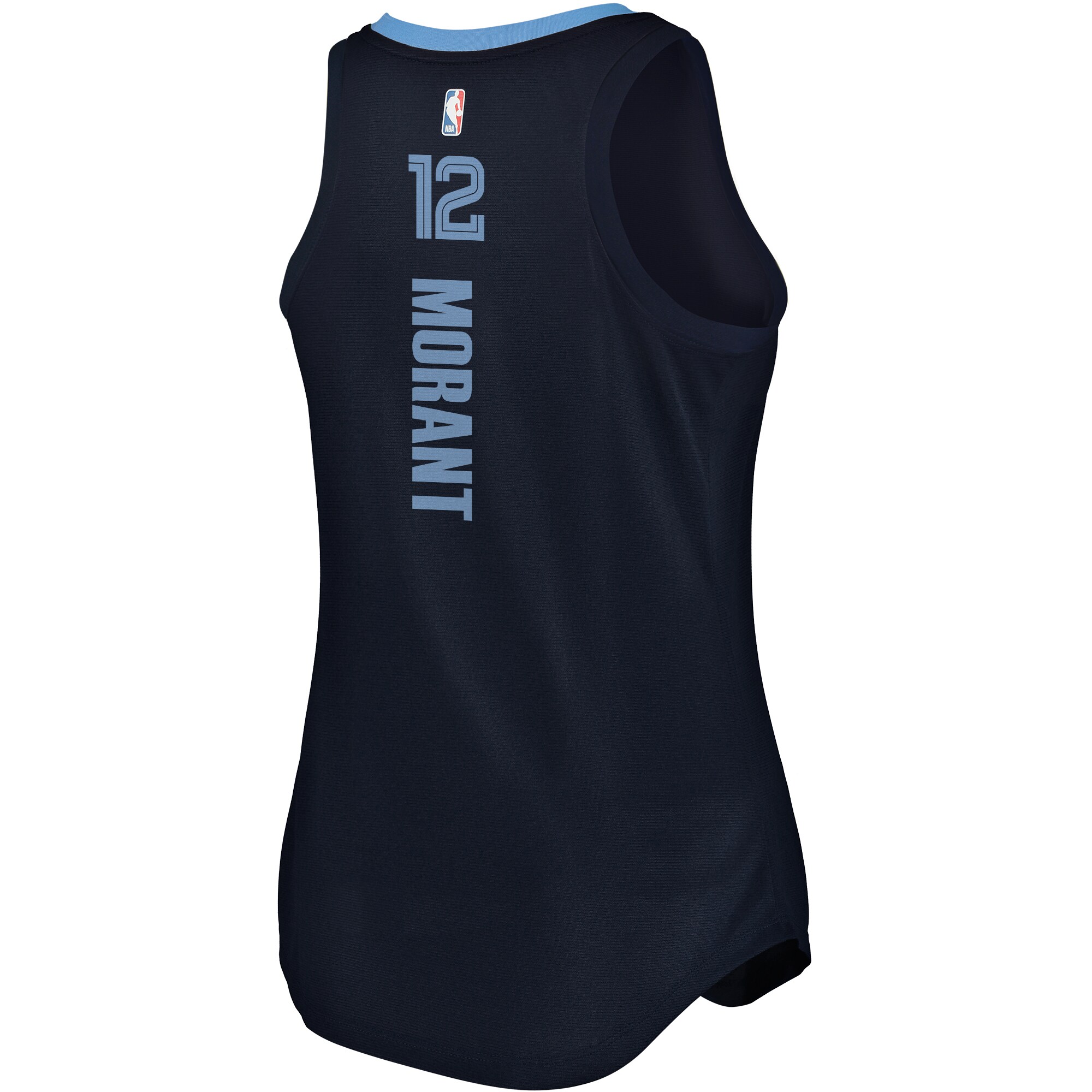 Ja Morant Memphis Grizzlies Fanatics Branded Women's 2019/20 Fast Break Team Tank Jersey - Icon Edition - Navy - vstockx