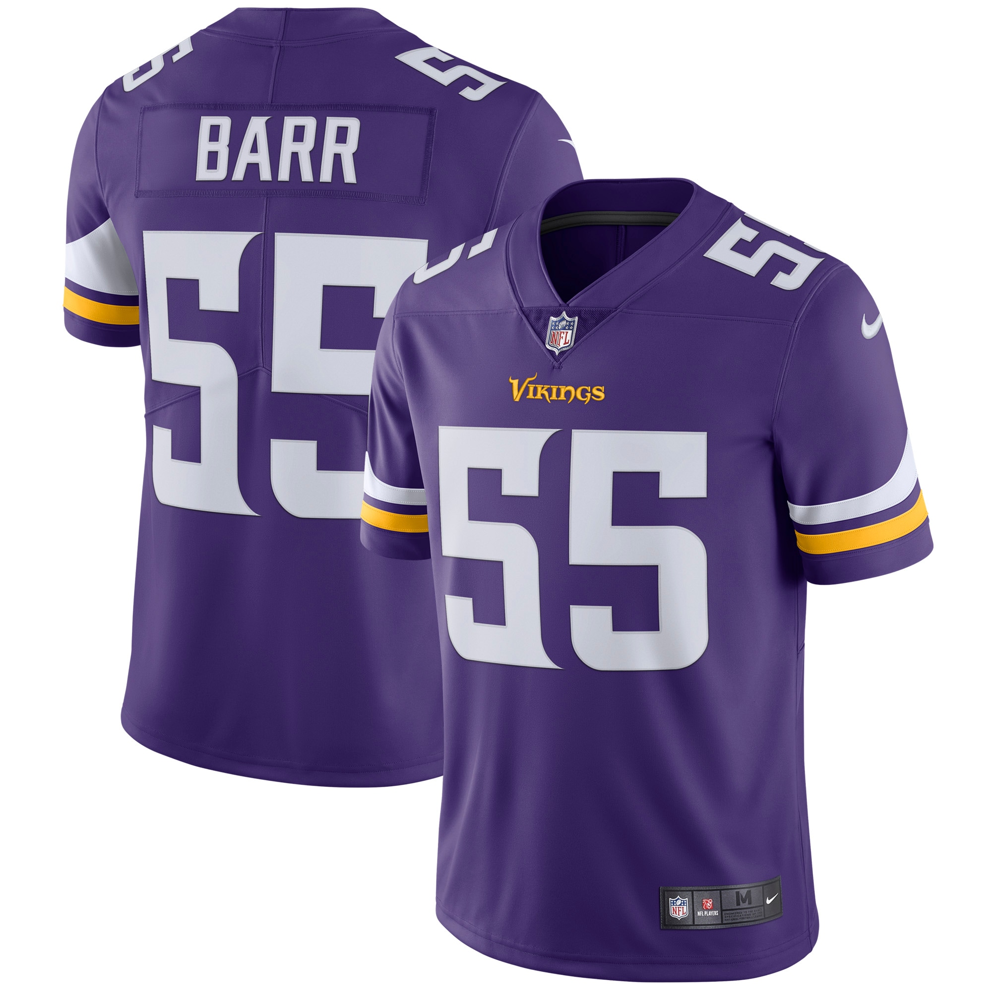 Anthony Barr Minnesota Vikings Nike Vapor Untouchable Limited Player Jersey - Purple - vstockx