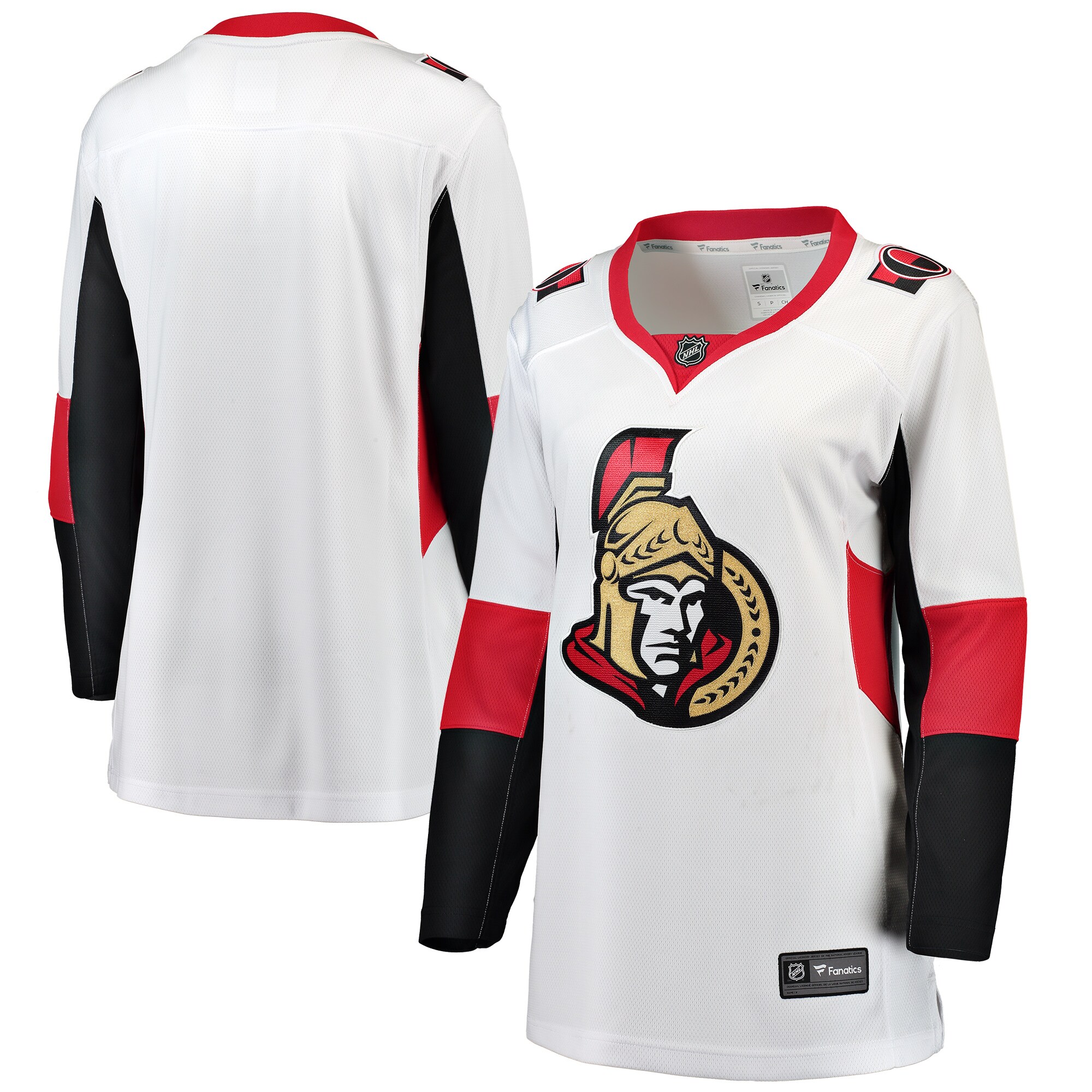 Ottawa Senators Fanatics Branded Women's Away Breakaway Jersey - White - vstockx