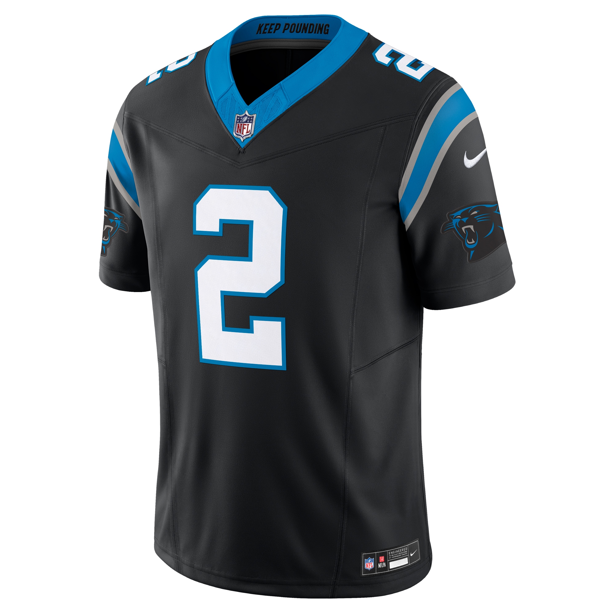 D.J. Moore Carolina Panthers Nike Vapor F.U.S.E. Limited Jersey - Black - vstockx