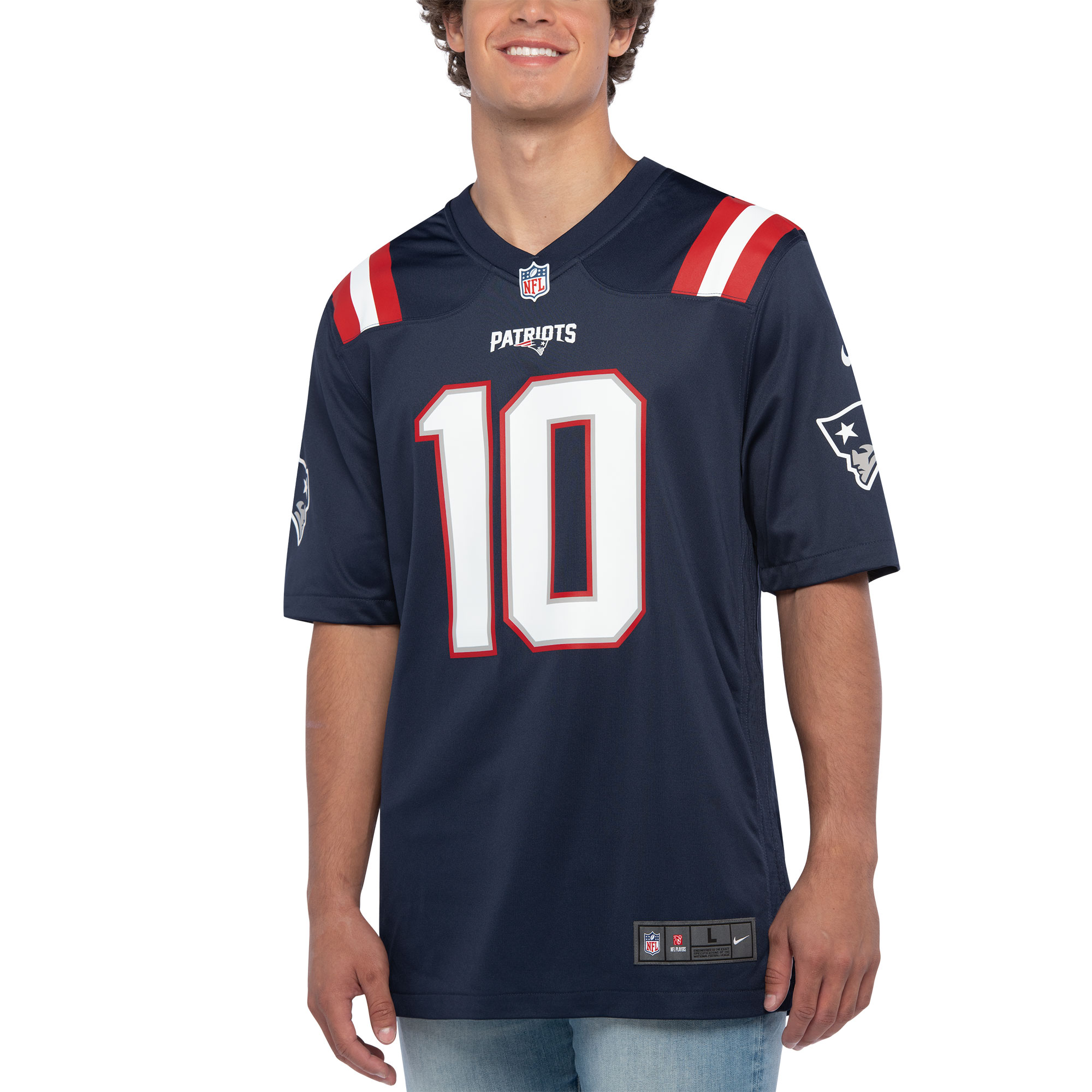 Mac Jones New England Patriots Nike Player Game Jersey - Navy - vstockx