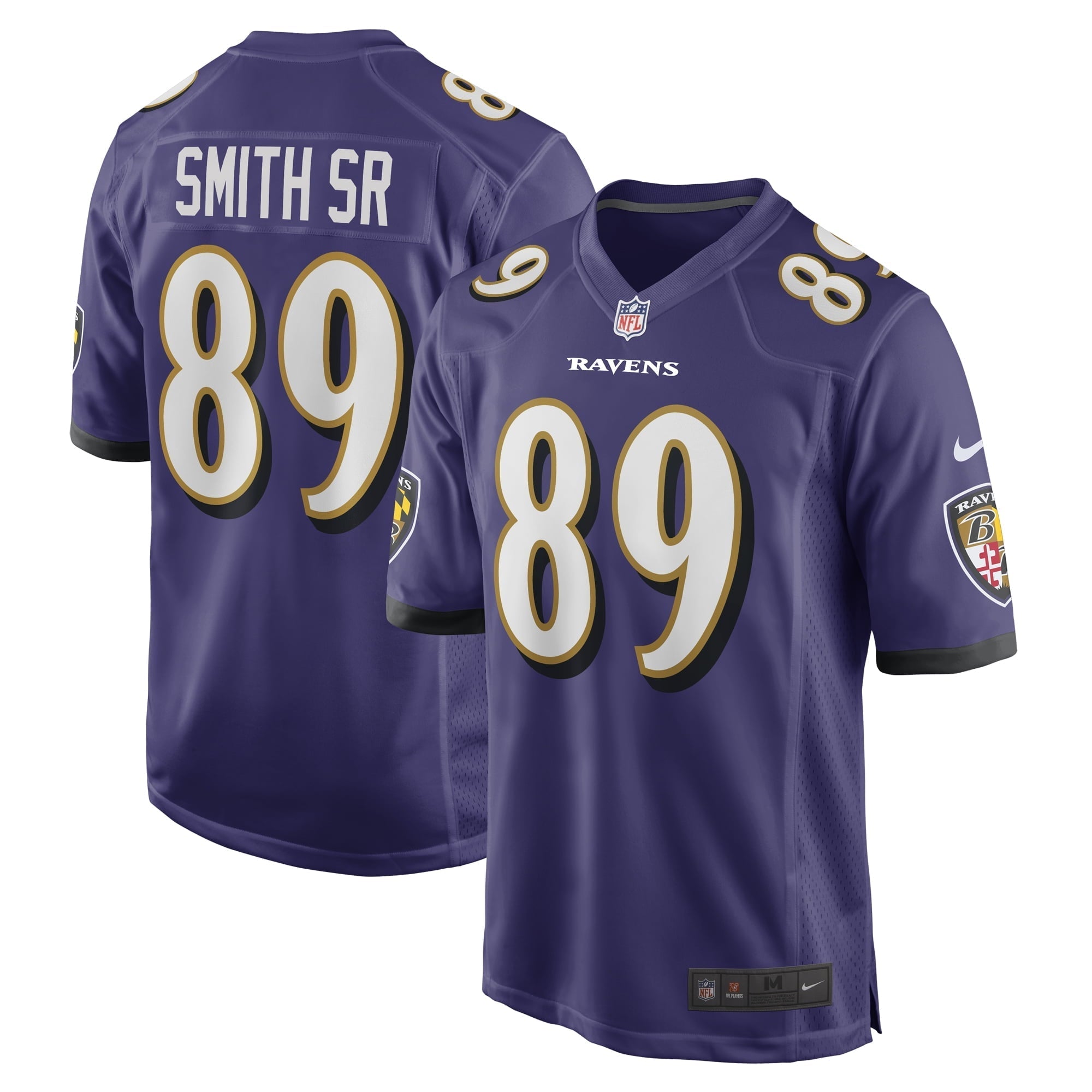 Men's Nike Steve Smith Sr. Purple Baltimore Ravens Retired Player Game Jersey - vstockx