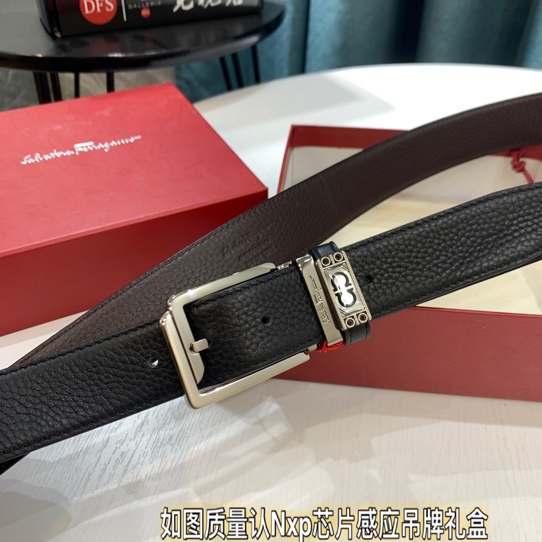 Streetwear Belt Ferragamo 319429 size:3.5cm - vstockx