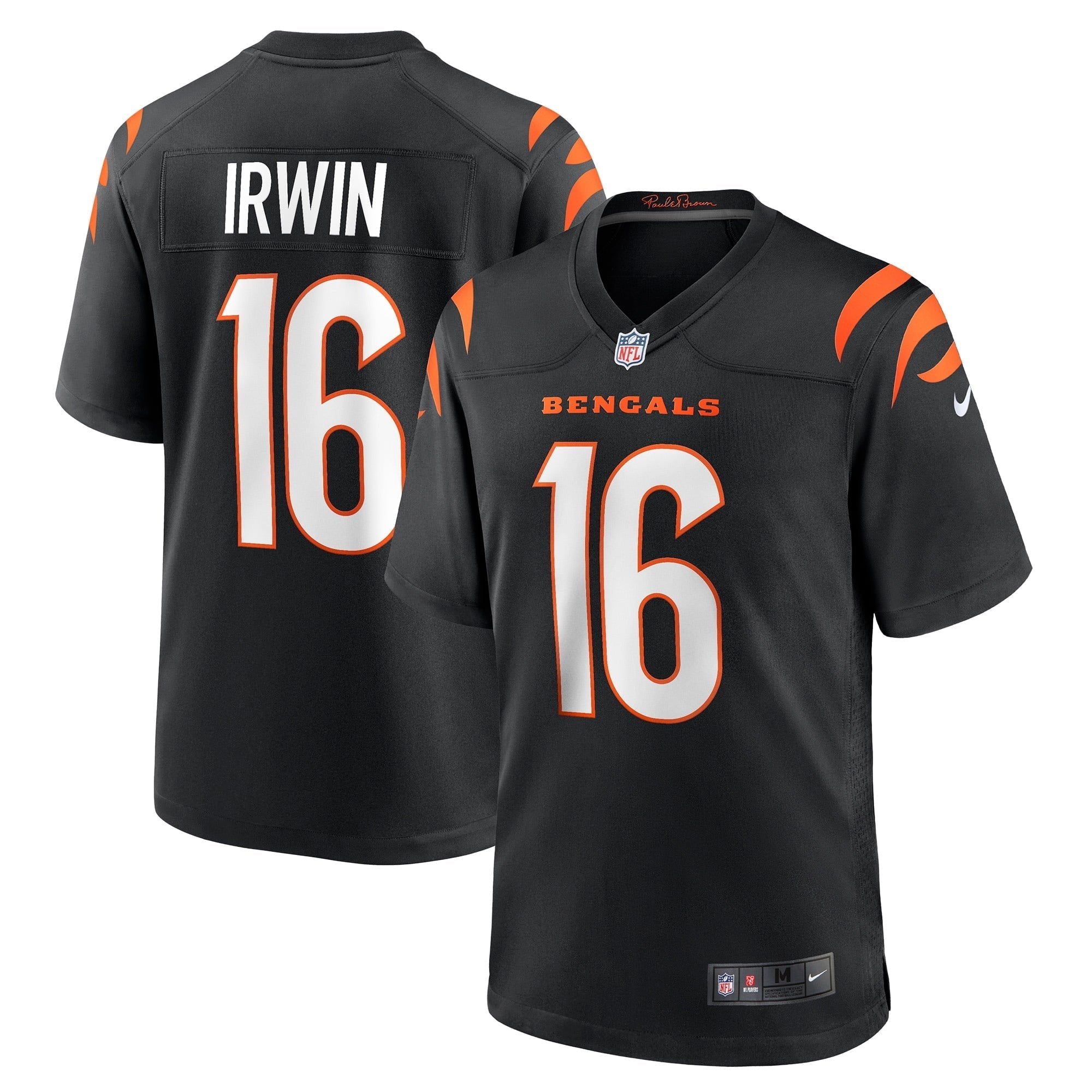 Men's Nike Trenton Irwin Black Cincinnati Bengals Game Player Jersey - vstockx
