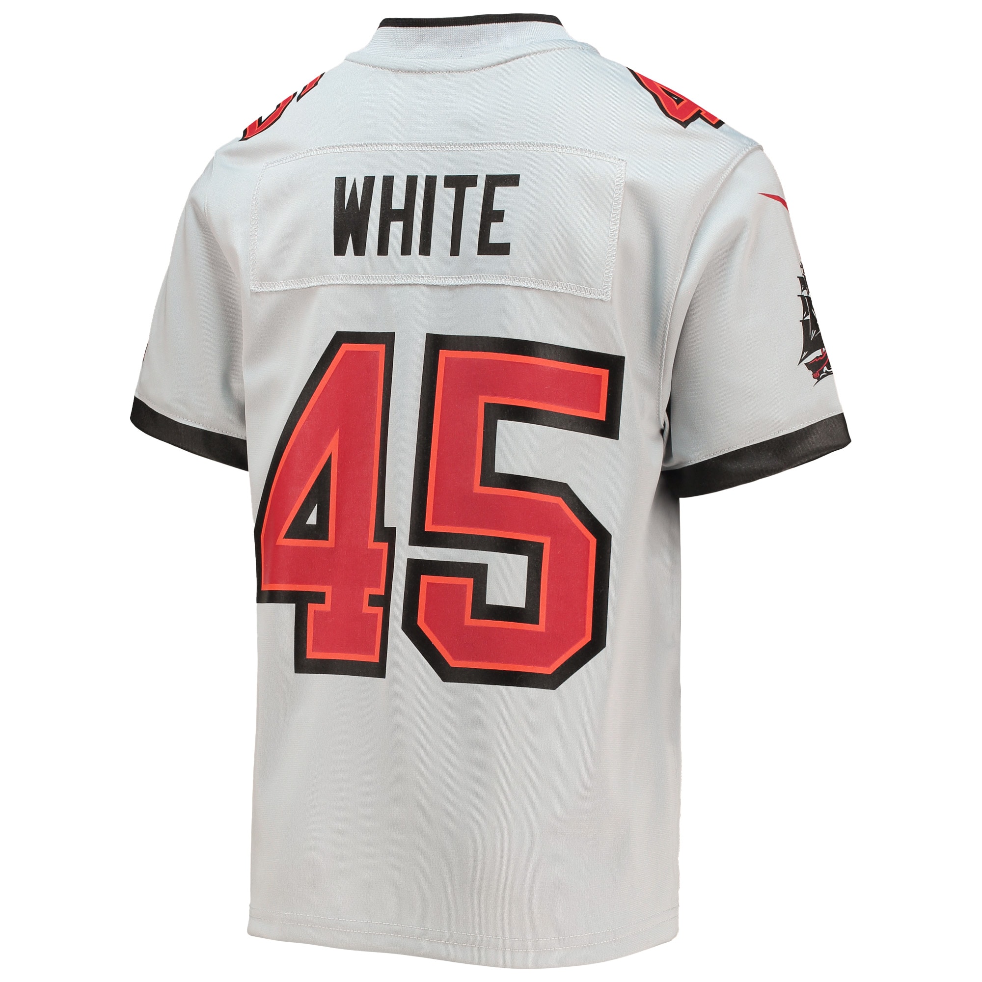 Devin White Tampa Bay Buccaneers Nike Youth Inverted Team Game Jersey - Gray - vstockx