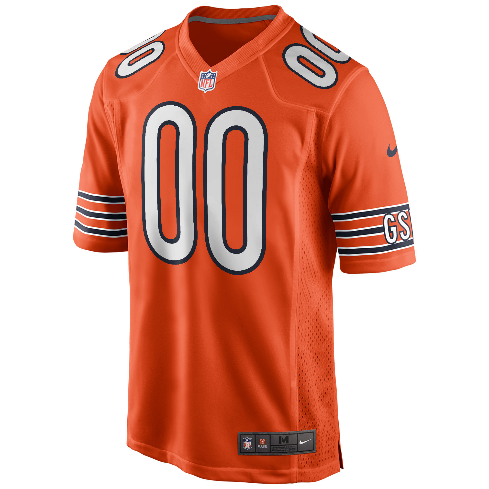 Chicago Bears Nike Youth Alternate Custom Game Jersey - Orange - vstockx