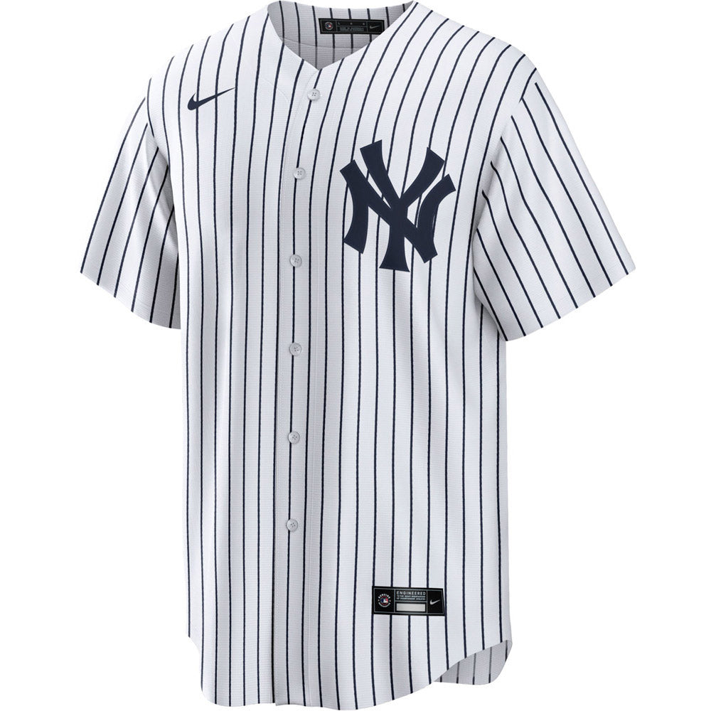 Youth New York Yankees Derek Jeter Replica Home Jersey - White - vstockx