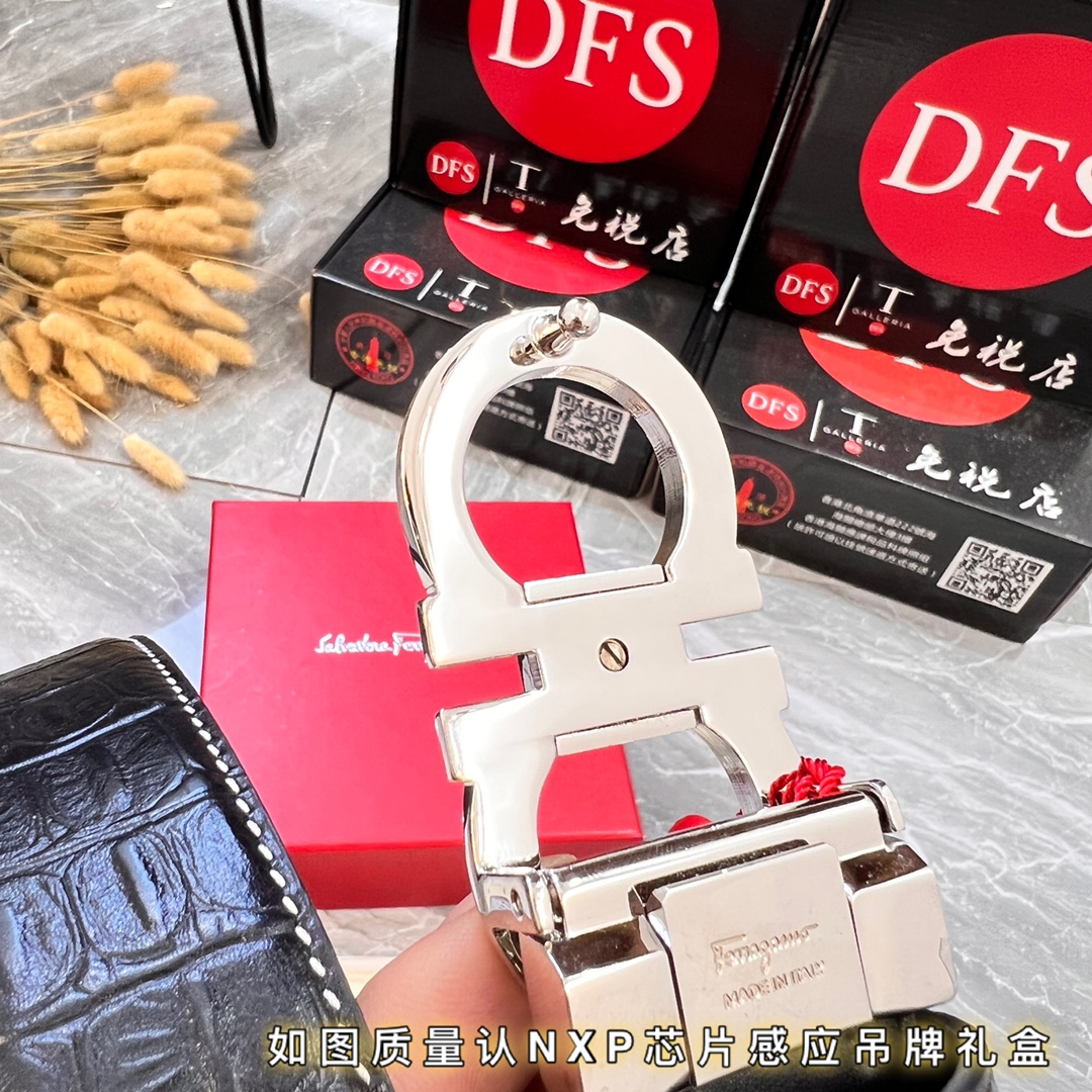 Streetwear Belt Ferragamo 320078 size:3.5cm - vstockx