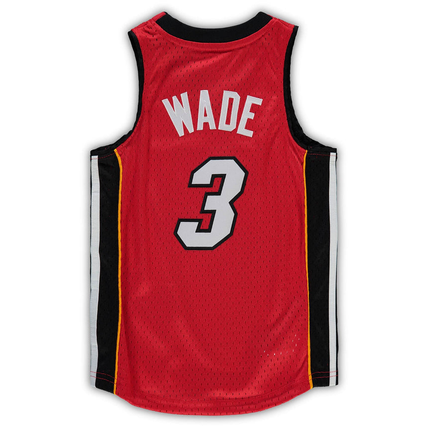 Dwyane Wade Miami Heat Mitchell & Ness Preschool 2005-06 Hardwood Classics Player Jersey - Red - vstockx