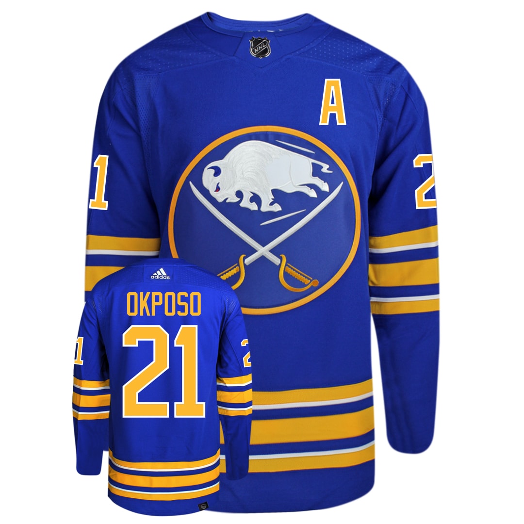Kyle Okposo Buffalo Sabres Adidas Primegreen Authentic NHL Hockey Jersey - vstockx