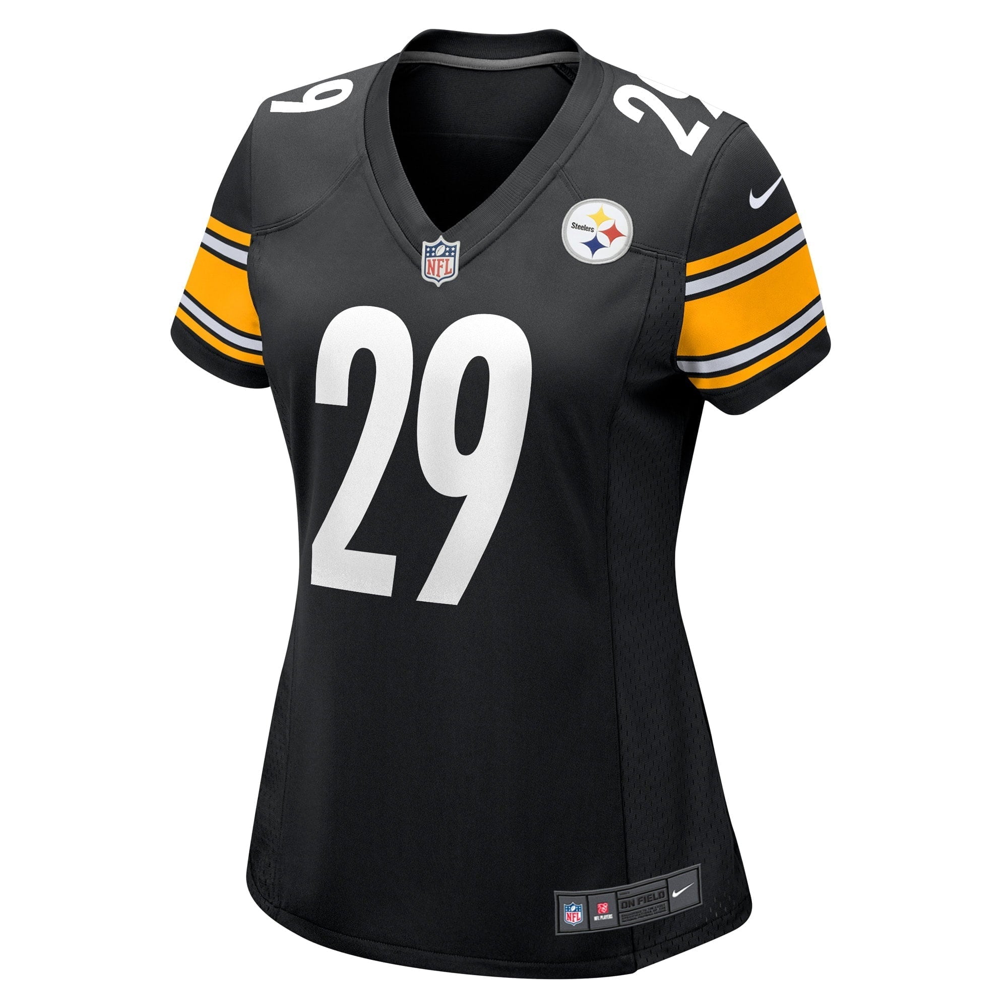 Women's Nike Levi Wallace Black Pittsburgh Steelers Game Player Jersey - vstockx
