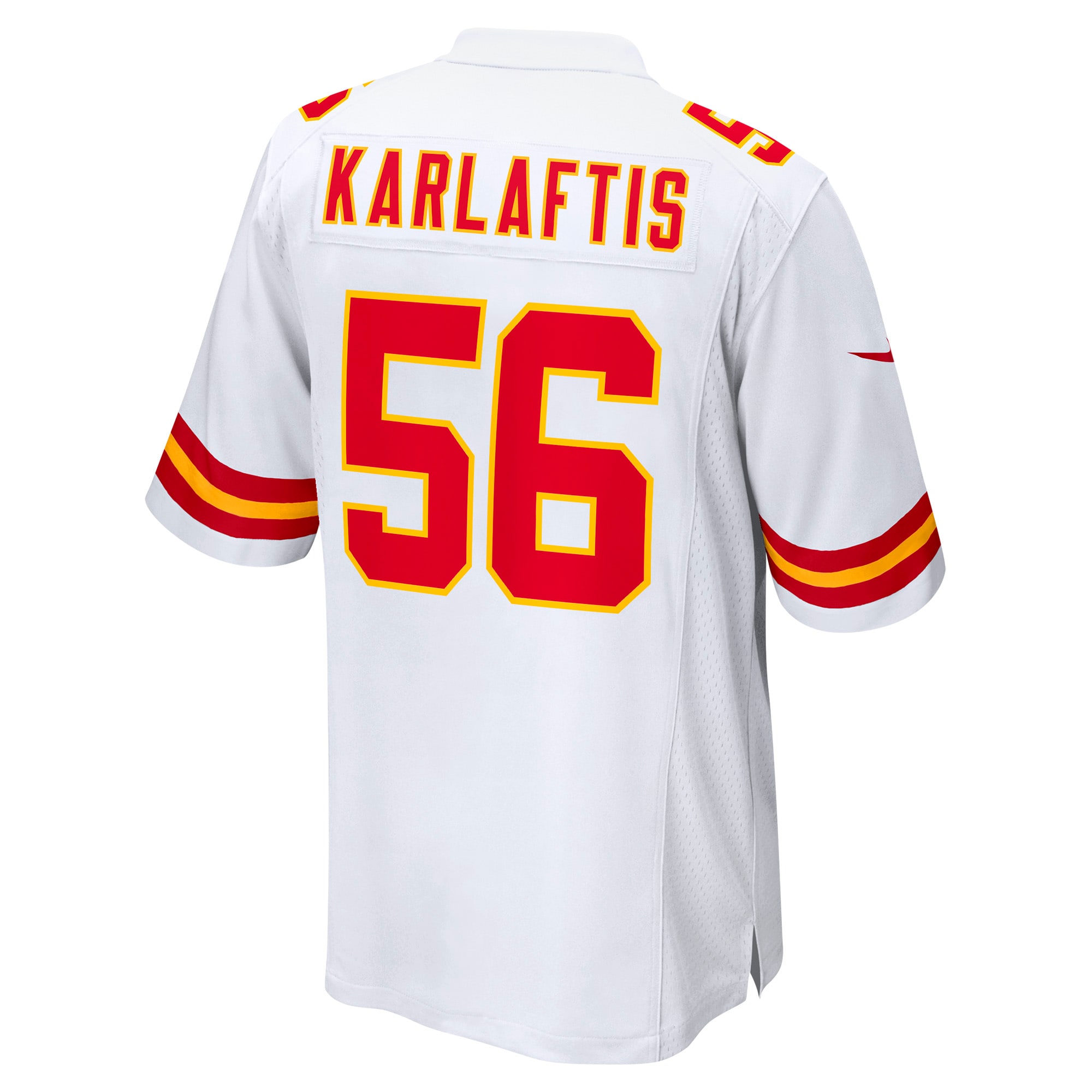 George Karlaftis Kansas City Chiefs Nike Away Game Player Jersey - White - vstockx