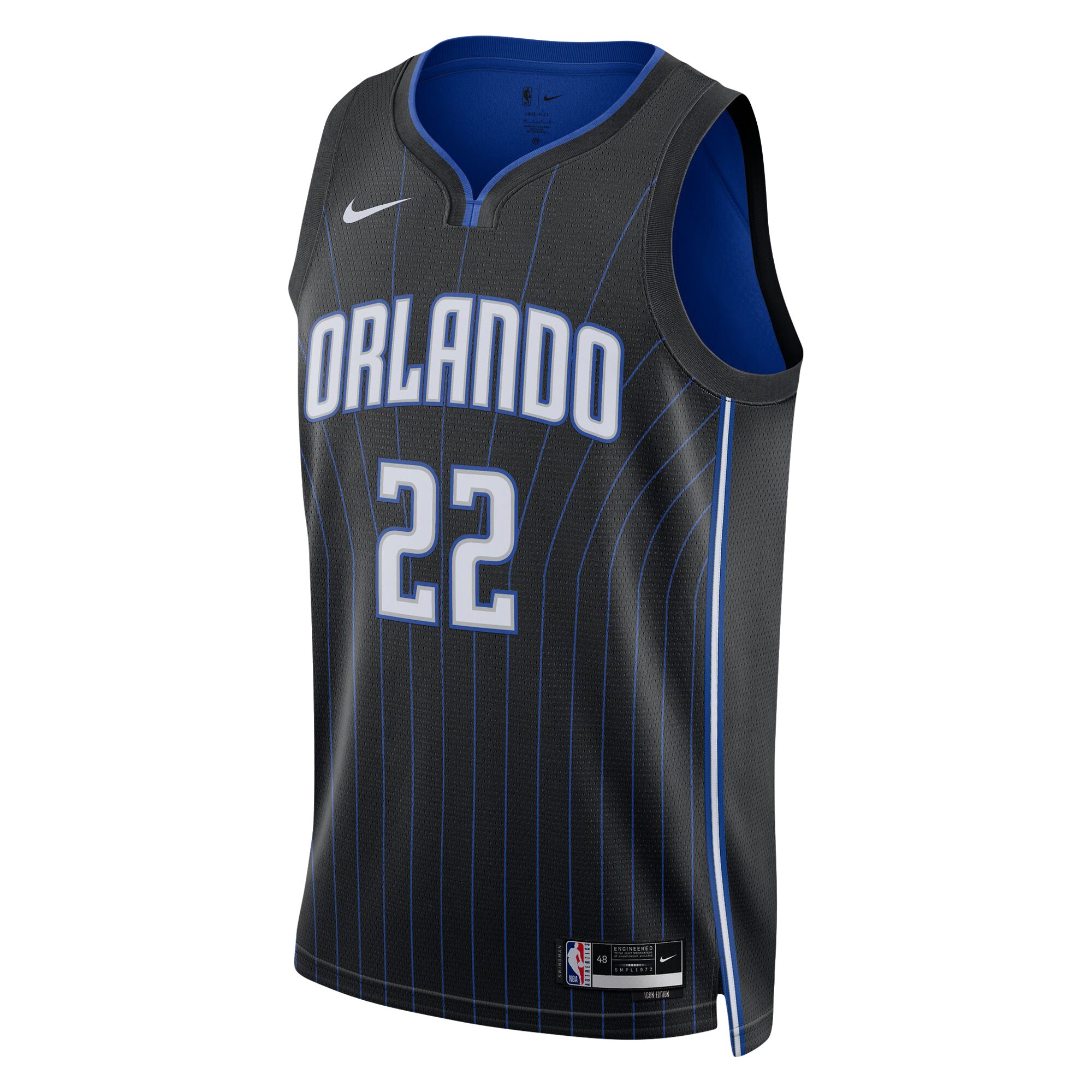 Franz Wagner Orlando Magic Nike Unisex Swingman Jersey - Association Edition - Black - vstockx