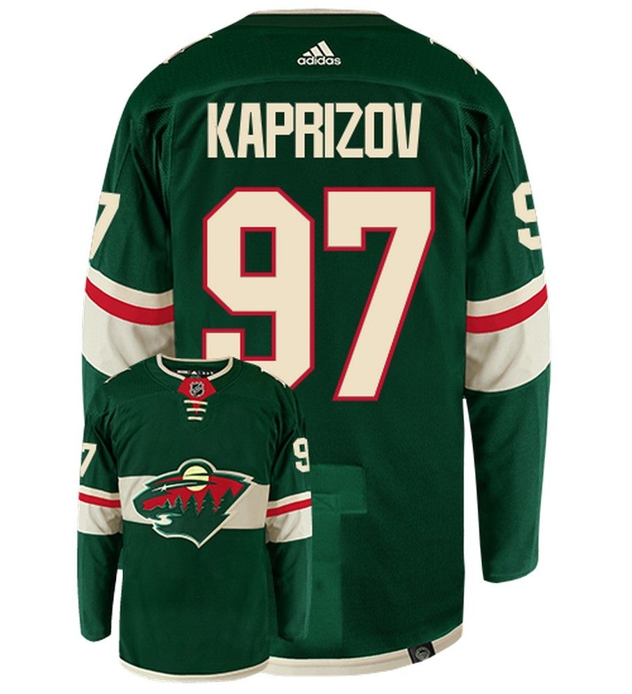 Kirill Kaprizov Minnesota Wild Adidas Primegreen Authentic NHL Hockey Jersey - vstockx