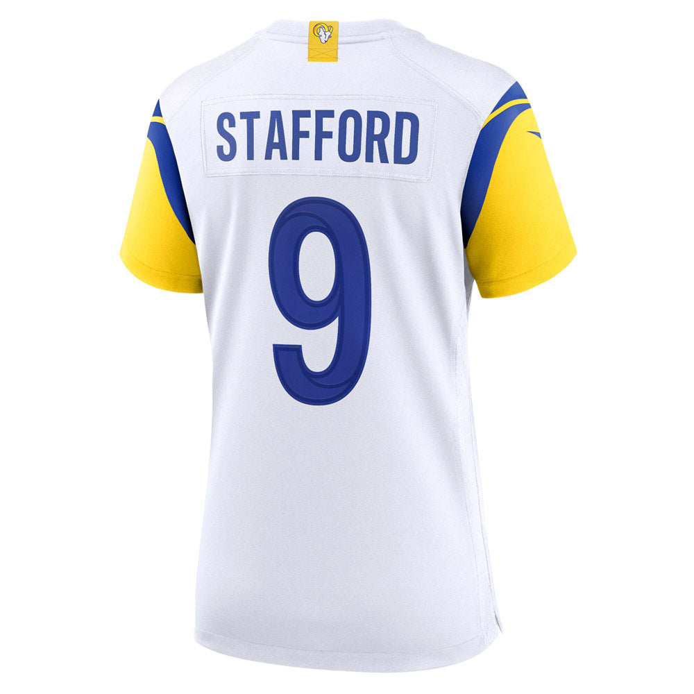 Women's Los Angeles Rams Matthew Stafford Alternate Player Game Jersey White - vstockx