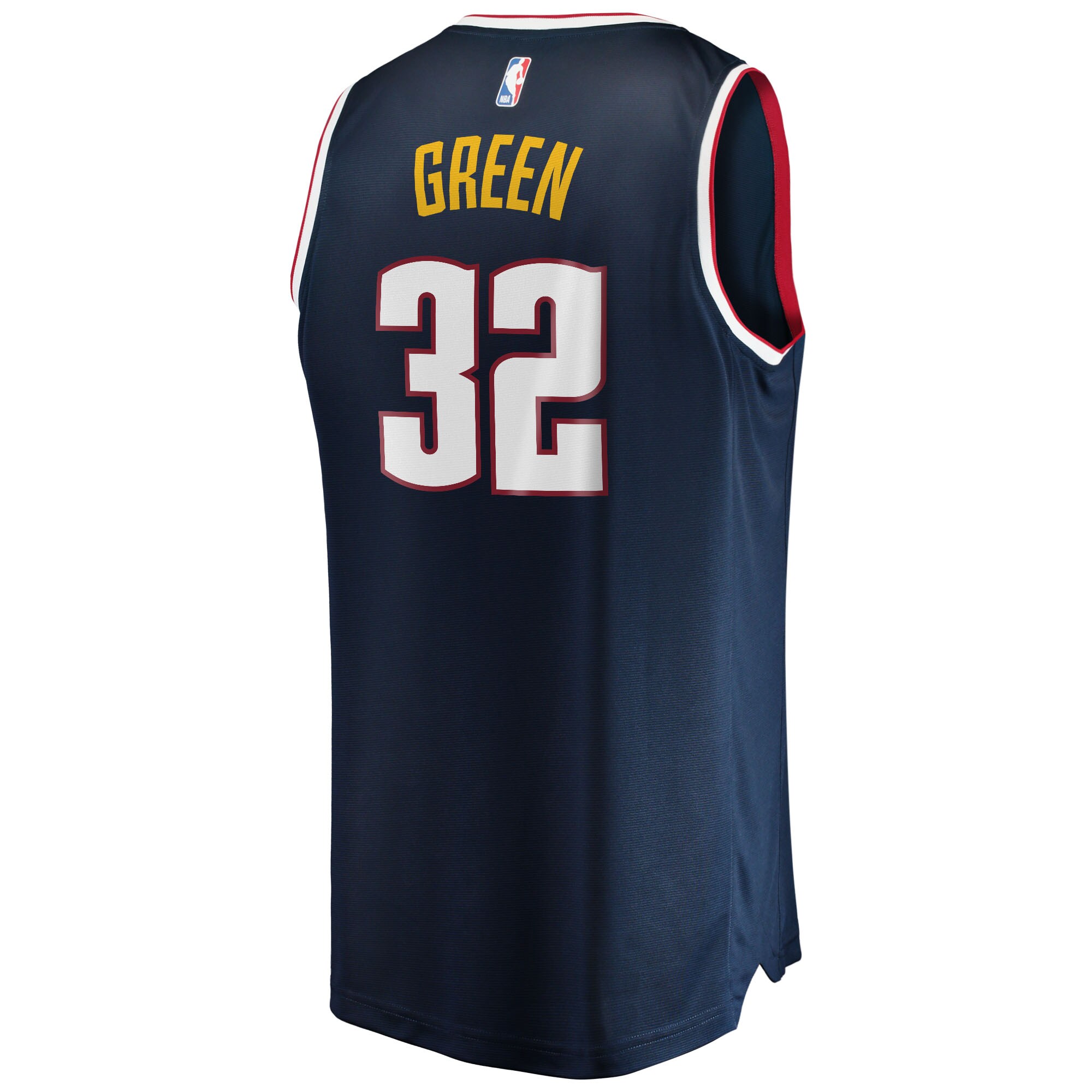 Jeff Green Denver Nuggets Fanatics Branded 2021/22 Fast Break Replica Jersey - Icon Edition - Navy - vstockx