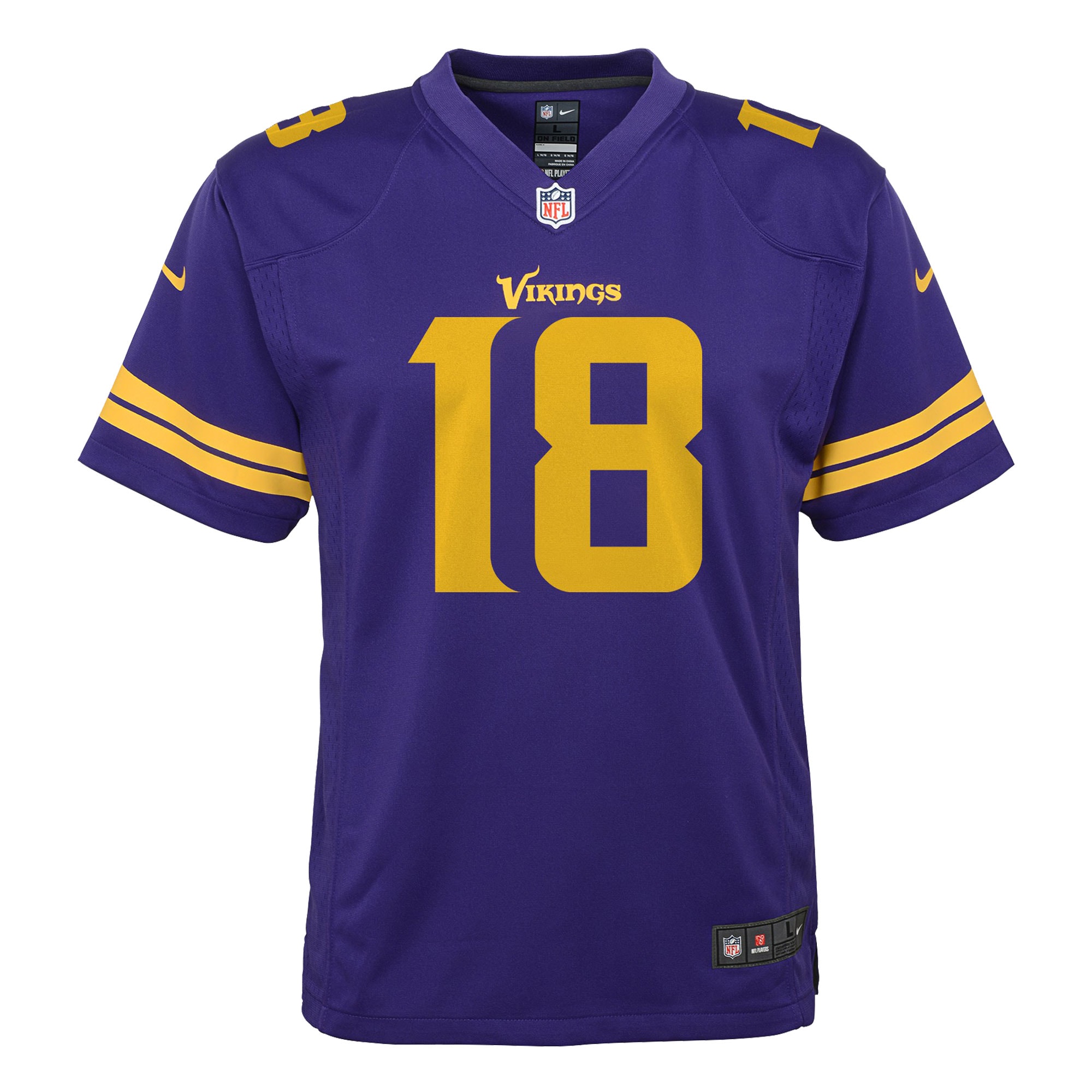 Justin Jefferson Minnesota Vikings Nike Youth Game Jersey - Purple - vstockx