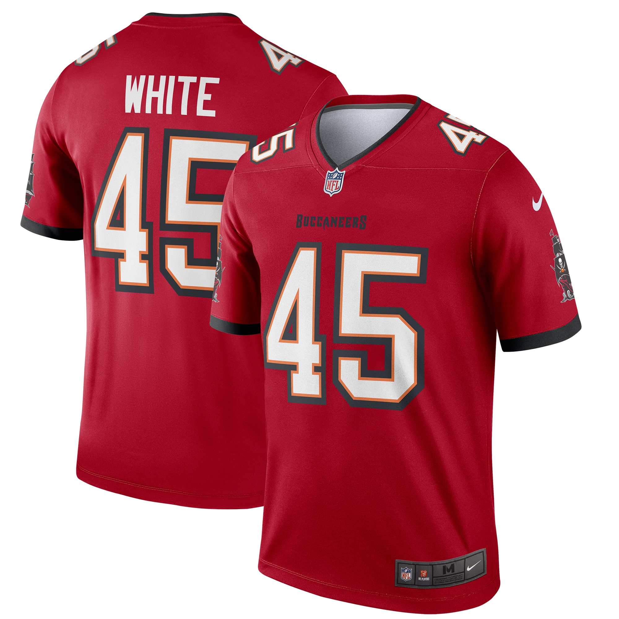 Devin White Tampa Bay Buccaneers Nike Legend Jersey - Red - vstockx