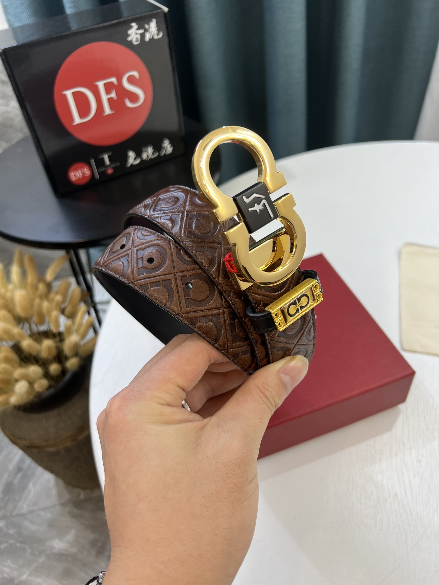 Streetwear Belt Ferragamo 319575 size:3.5cm - vstockx