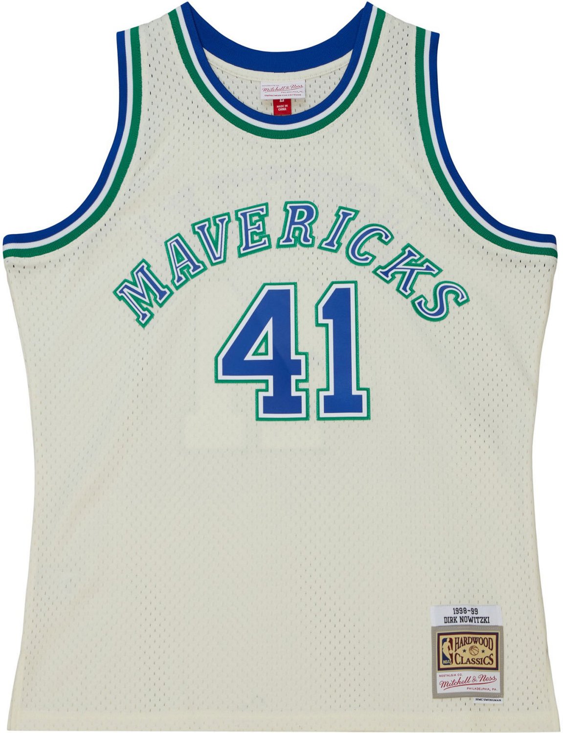 Mitchell & Ness Men's Dallas Mavericks Dirk Nowitski #41 Energy Jersey - vstockx
