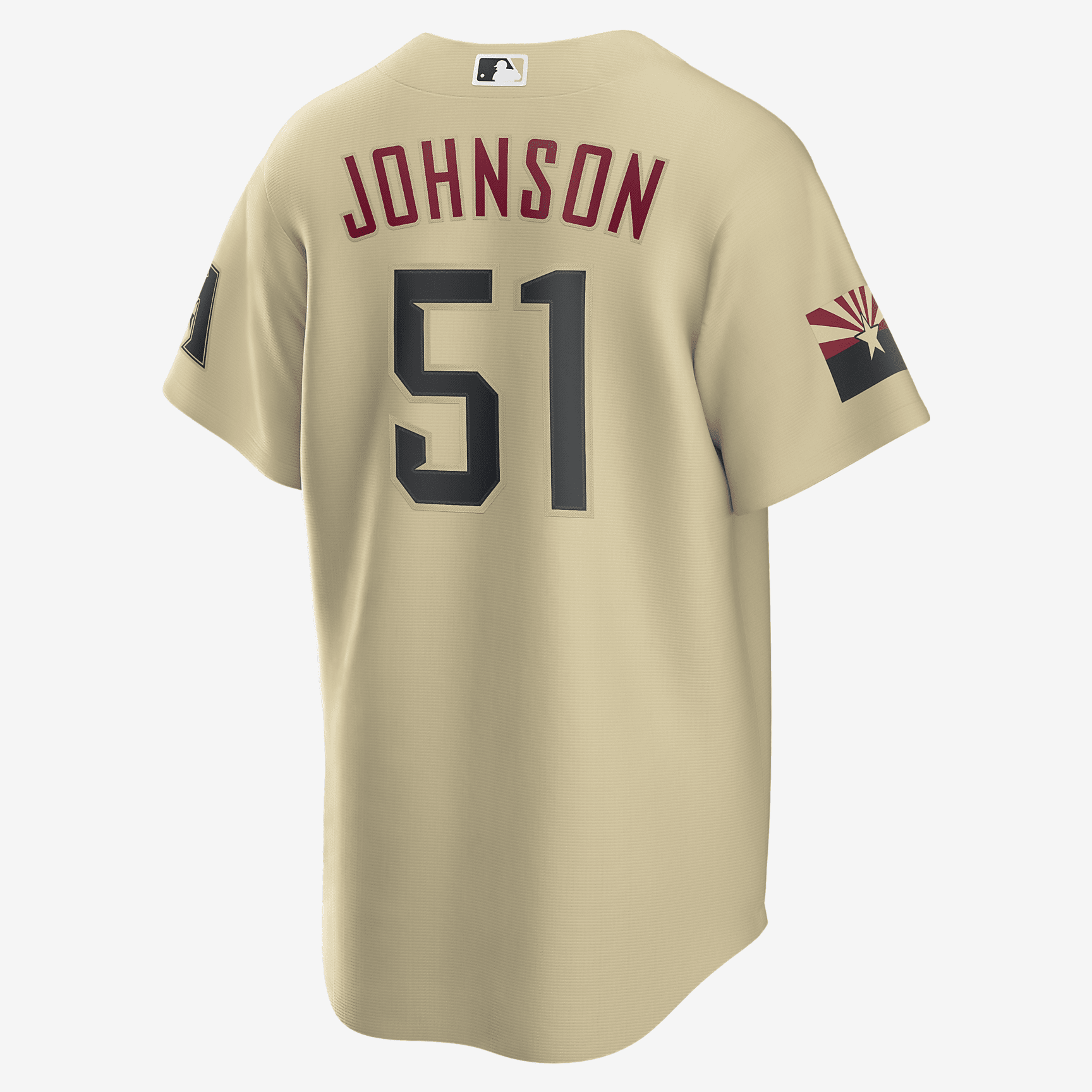 MLB Arizona Diamondbacks City Connect (Randy Johnson) Men's Replica Baseball Jersey - Gold - vstockx