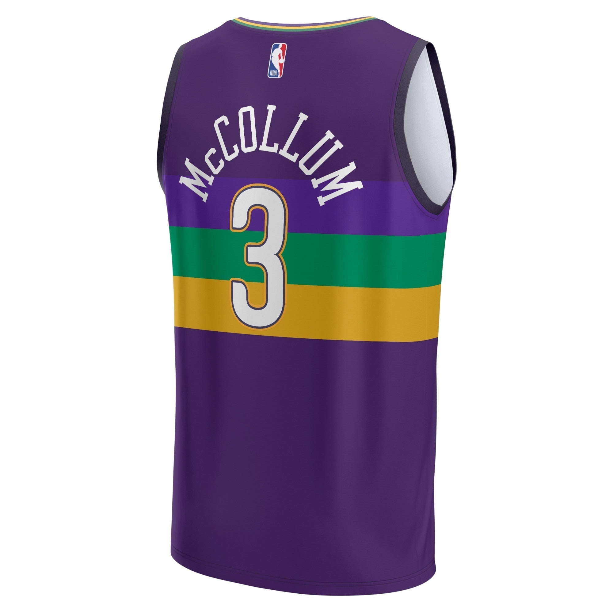 Youth Fanatics Branded CJ McCollum Purple New Orleans Pelicans Fastbreak Jersey - City Edition - vstockx