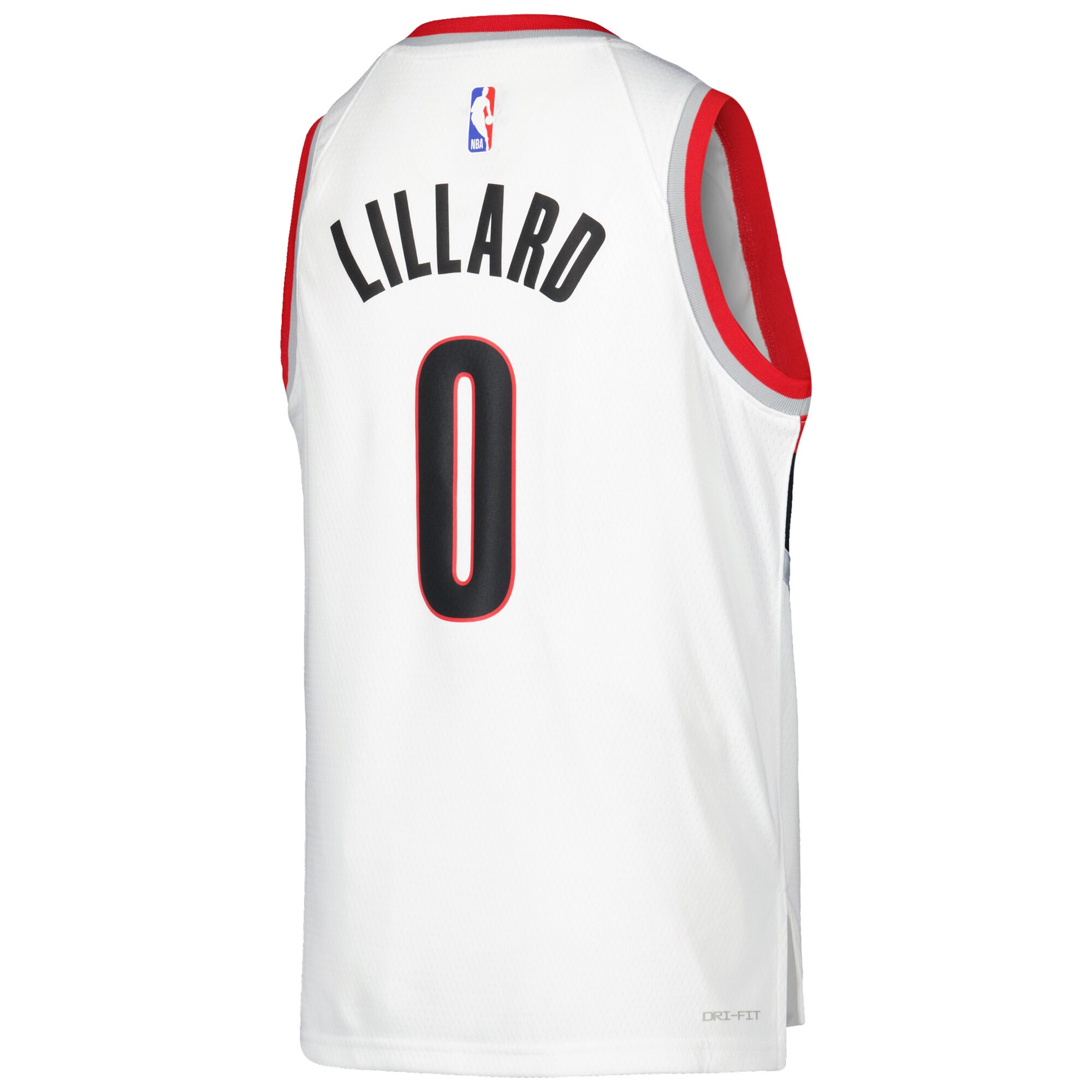 Damian Lillard Portland Trail Blazers Nike Youth Swingman Jersey - Association Edition - White - vstockx