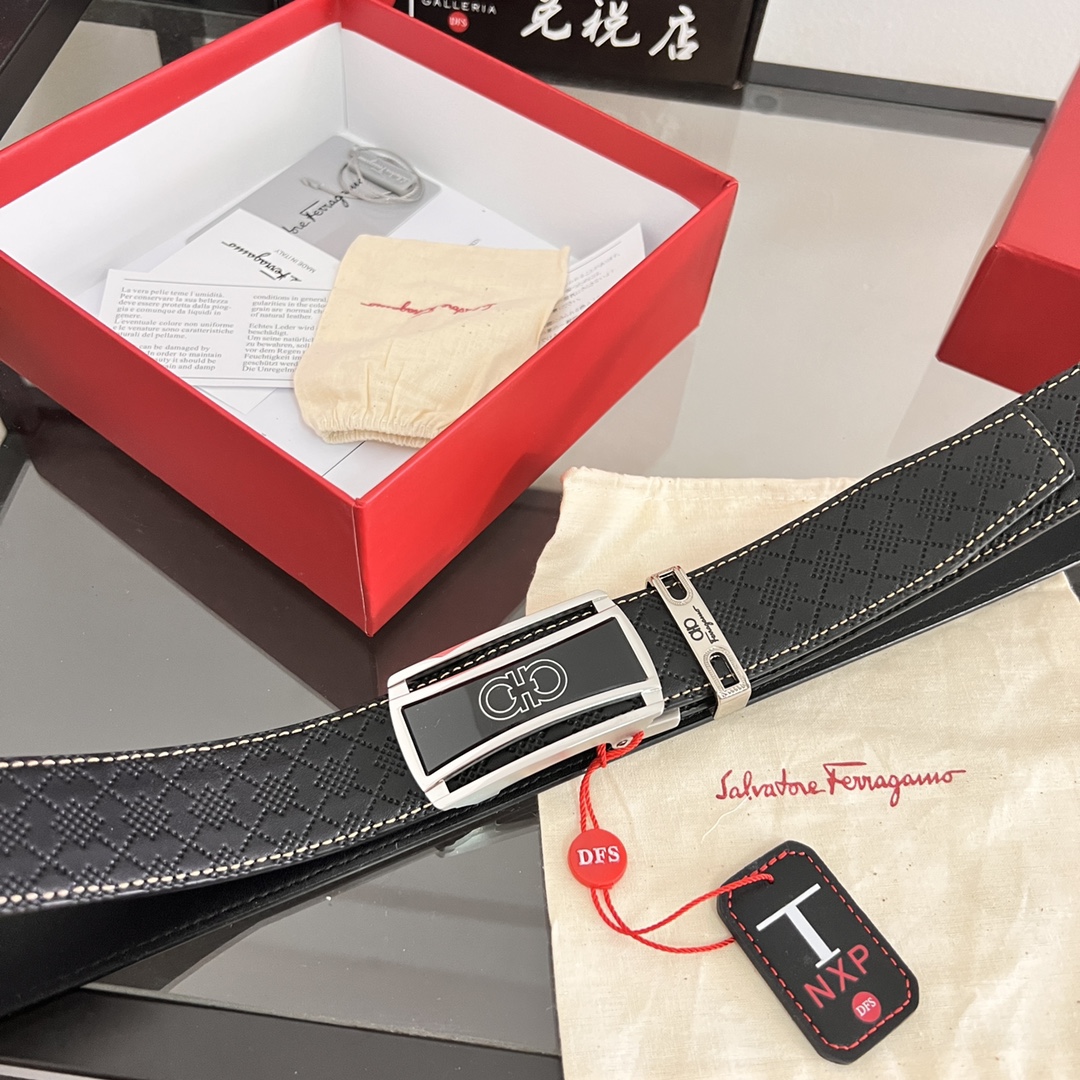 Streetwear Belt Ferragamo 320214 size:3.5cm - vstockx