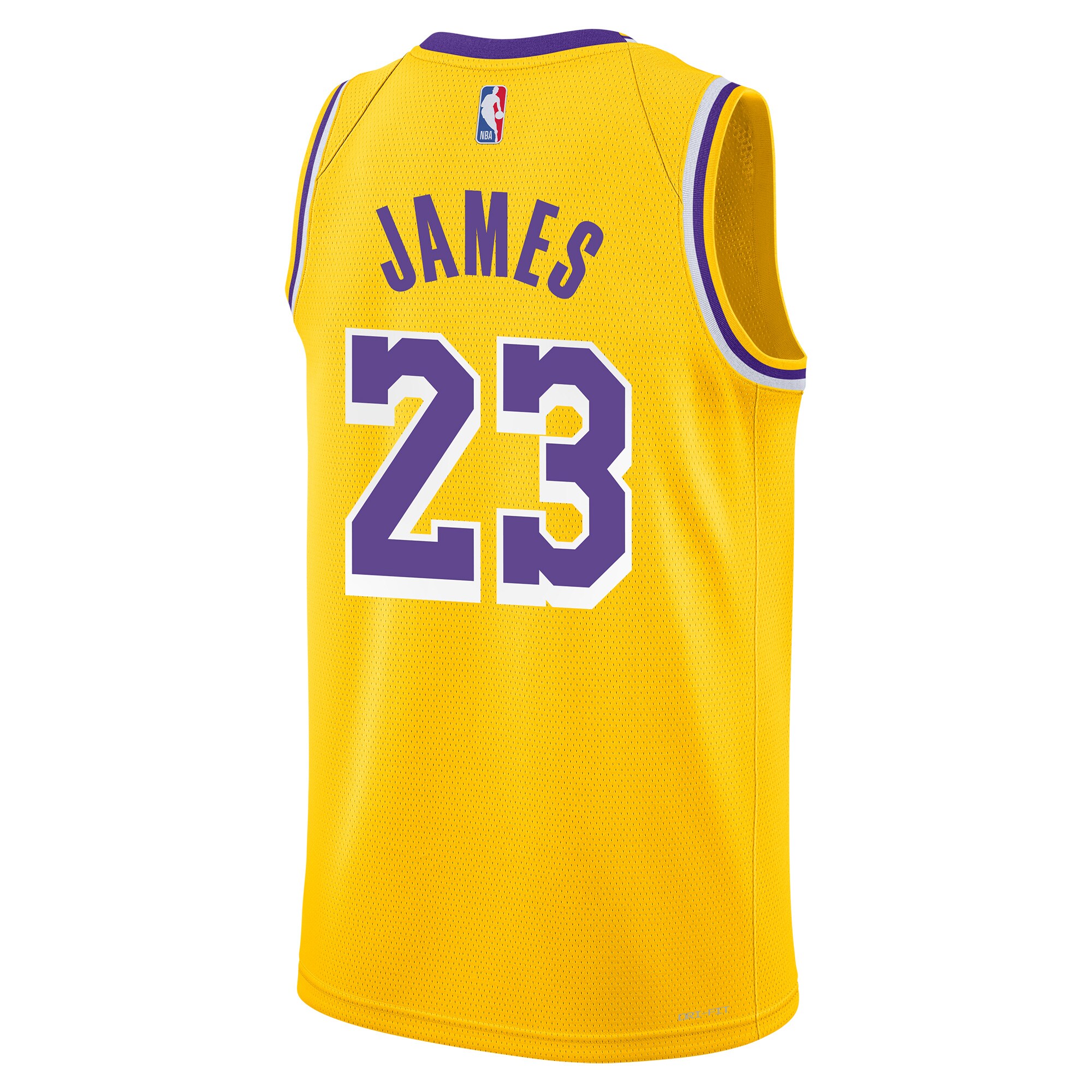 LeBron James Los Angeles Lakers Nike Youth Swingman Jersey - Icon Edition - Gold - vstockx