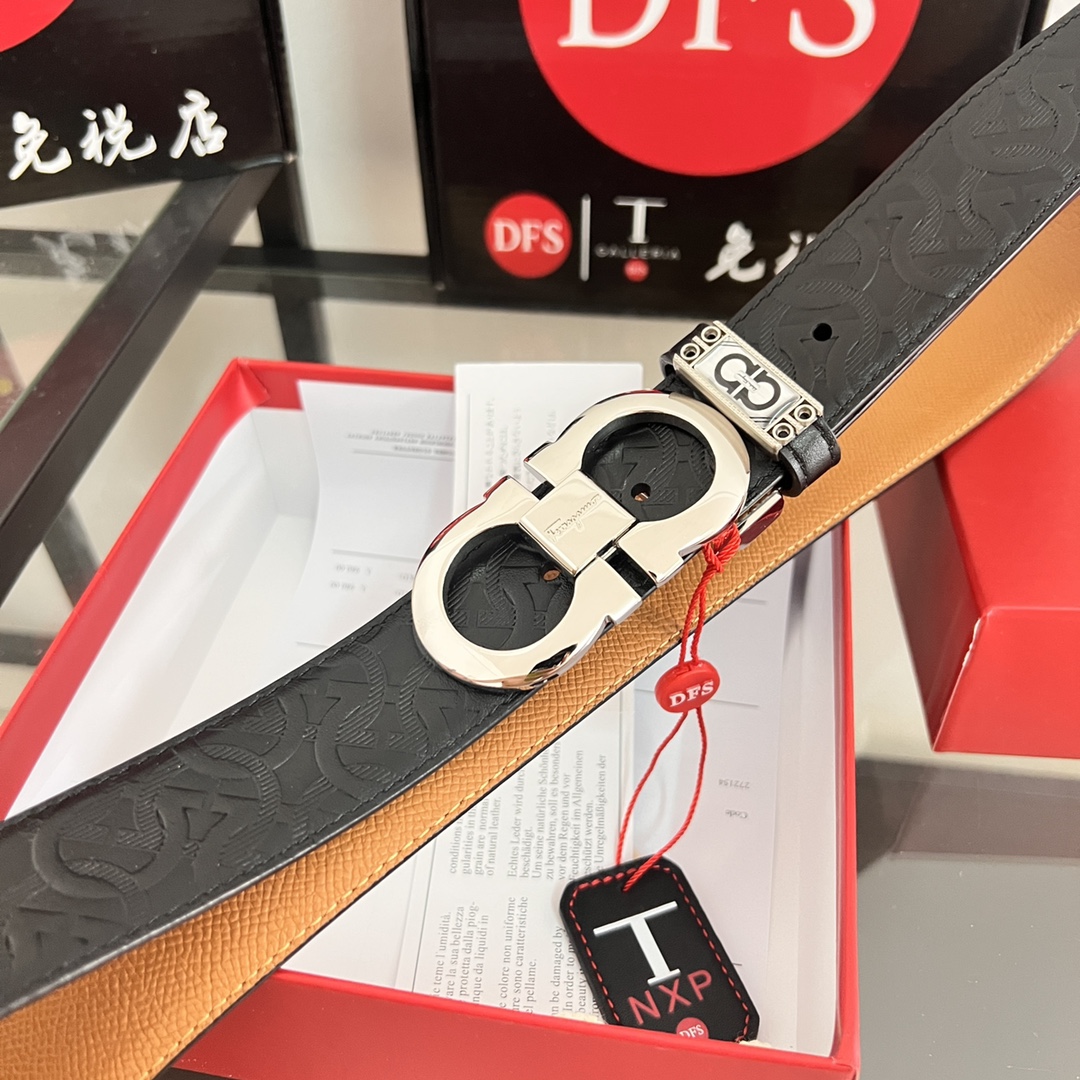 Streetwear Belt Ferragamo 320170 size:3.5cm - vstockx