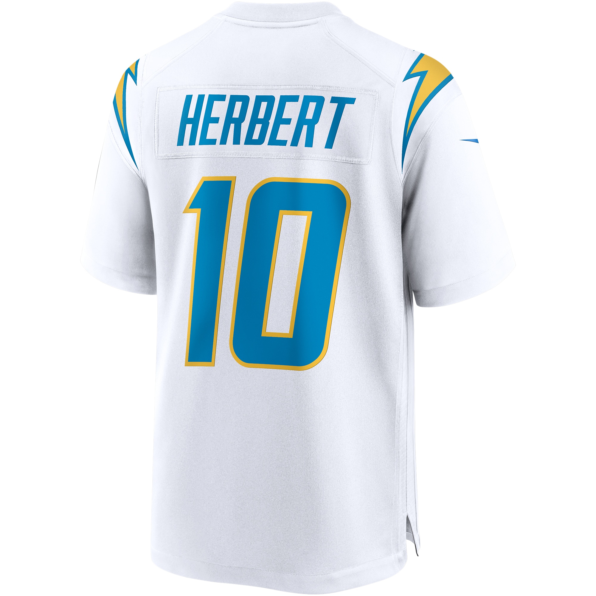 Justin Herbert Los Angeles Chargers Nike Game Jersey - White - vstockx