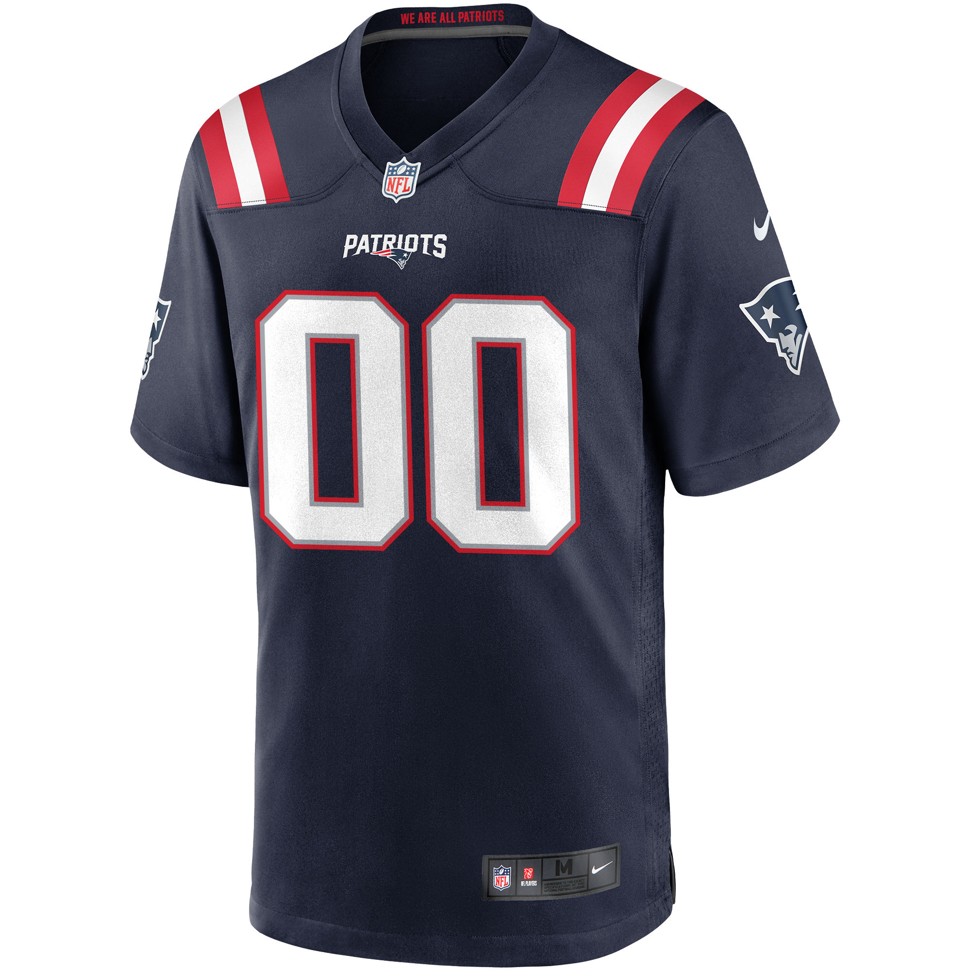 Nike New England Patriots Custom Game Jersey - Navy - vstockx