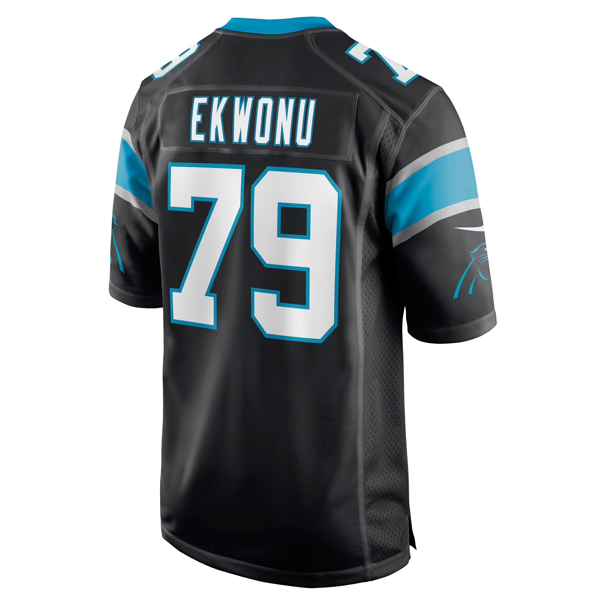 Ikem Ekwonu Carolina Panthers Nike Player Game Jersey - Black - vstockx