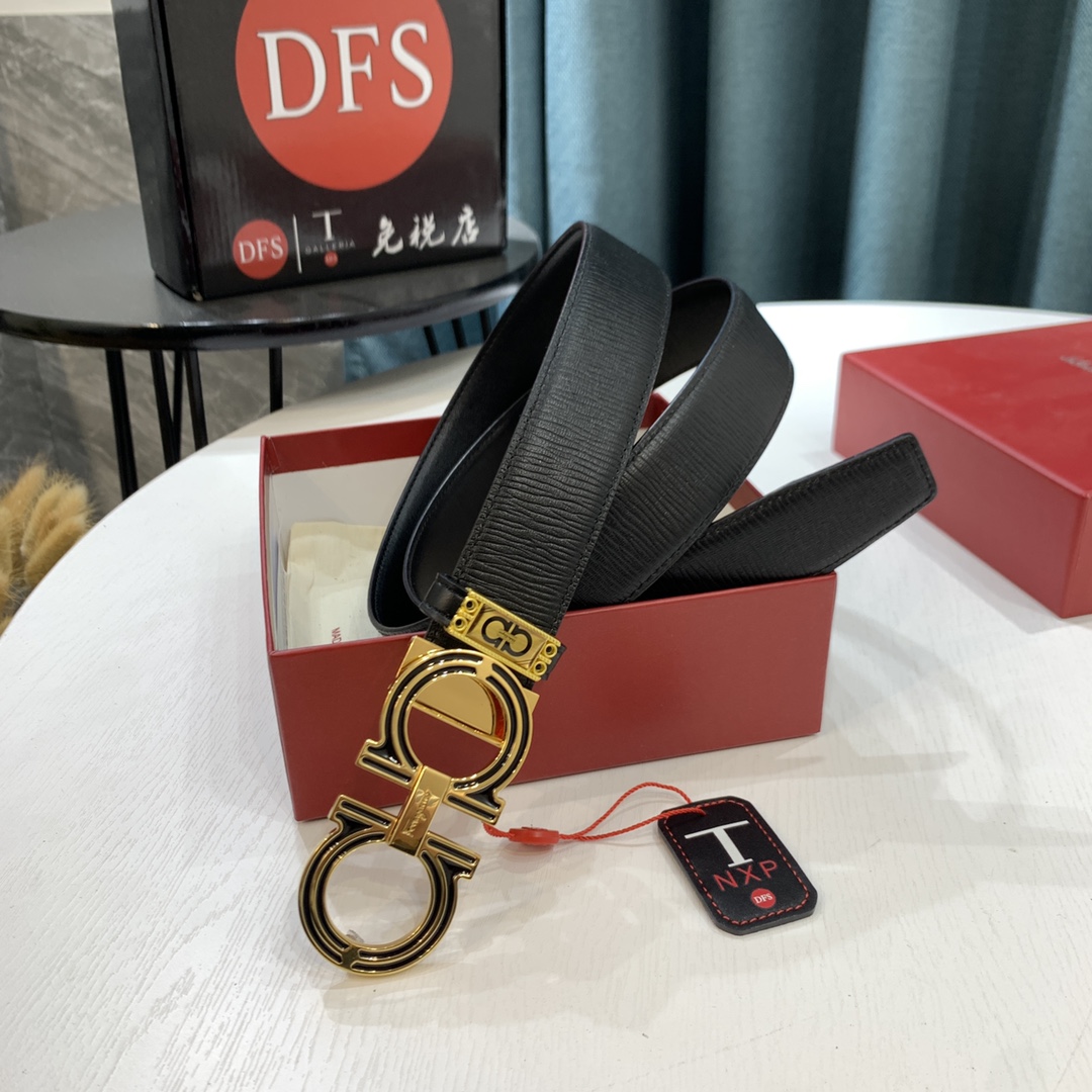Streetwear Belt Ferragamo 320050 size:3.5cm - vstockx