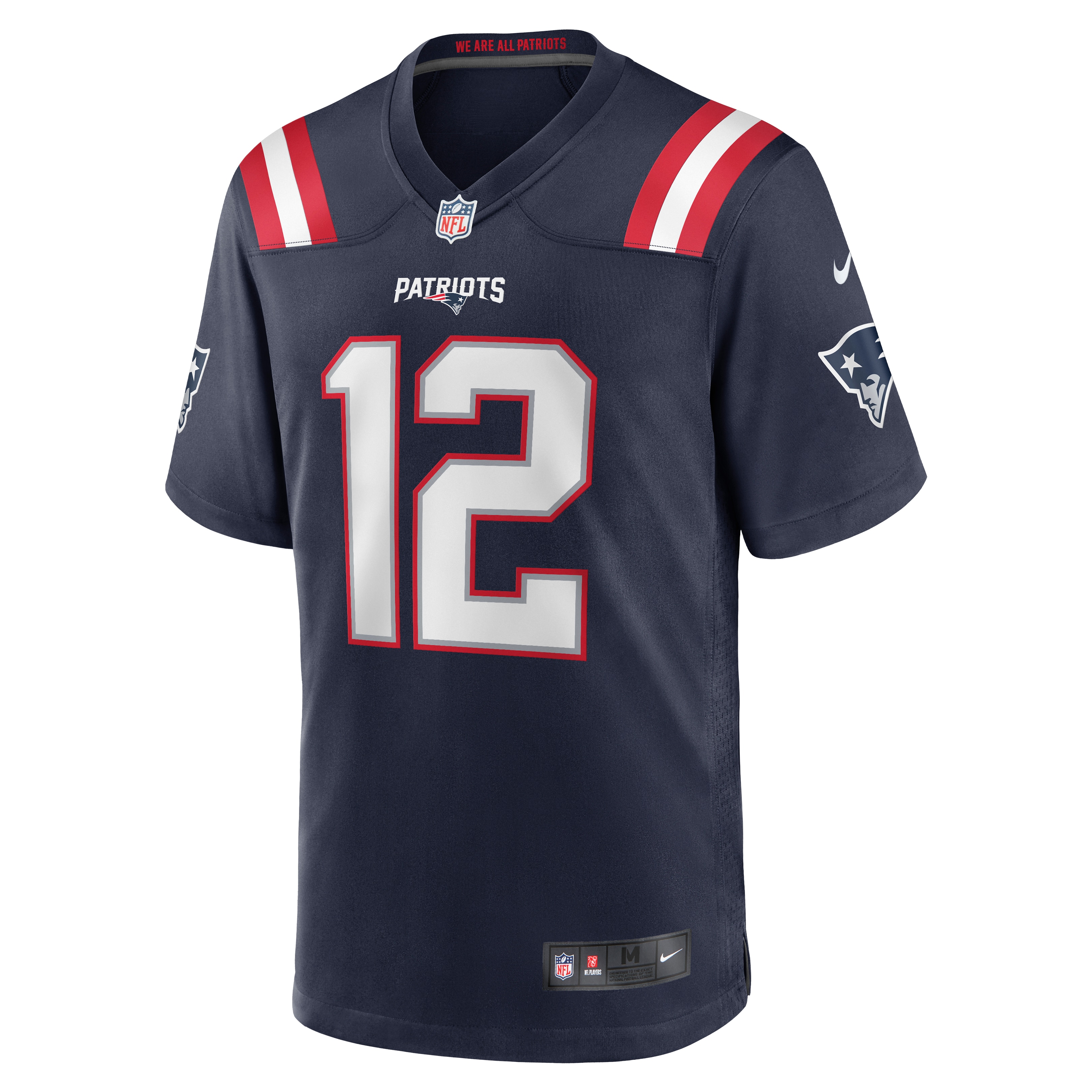 Tom Brady New England Patriots Nike Game Retired Player Jersey - Navy - vstockx