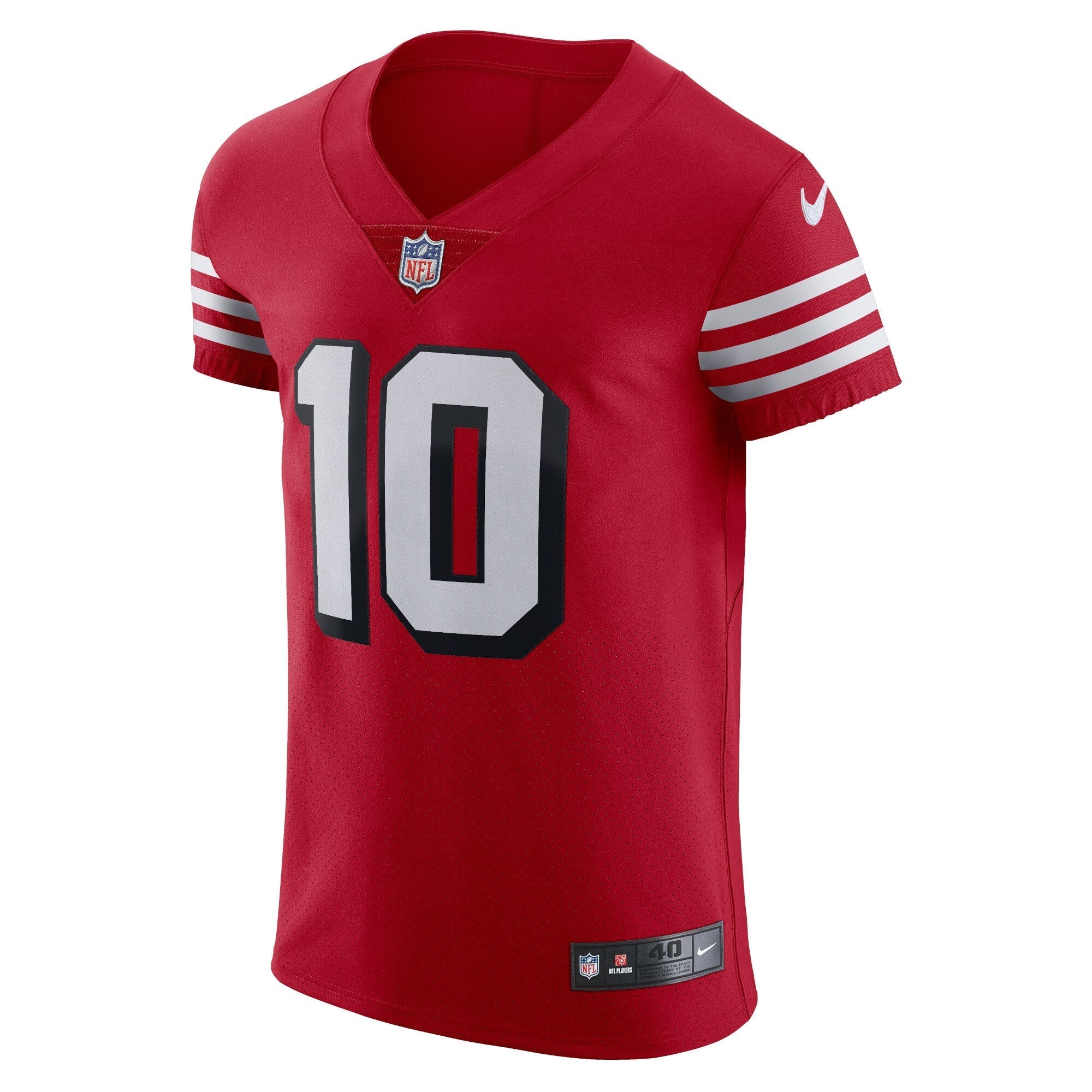 Men's Nike Jimmy Garoppolo Scarlet San Francisco 49ers Alternate Vapor Elite Jersey - vstockx