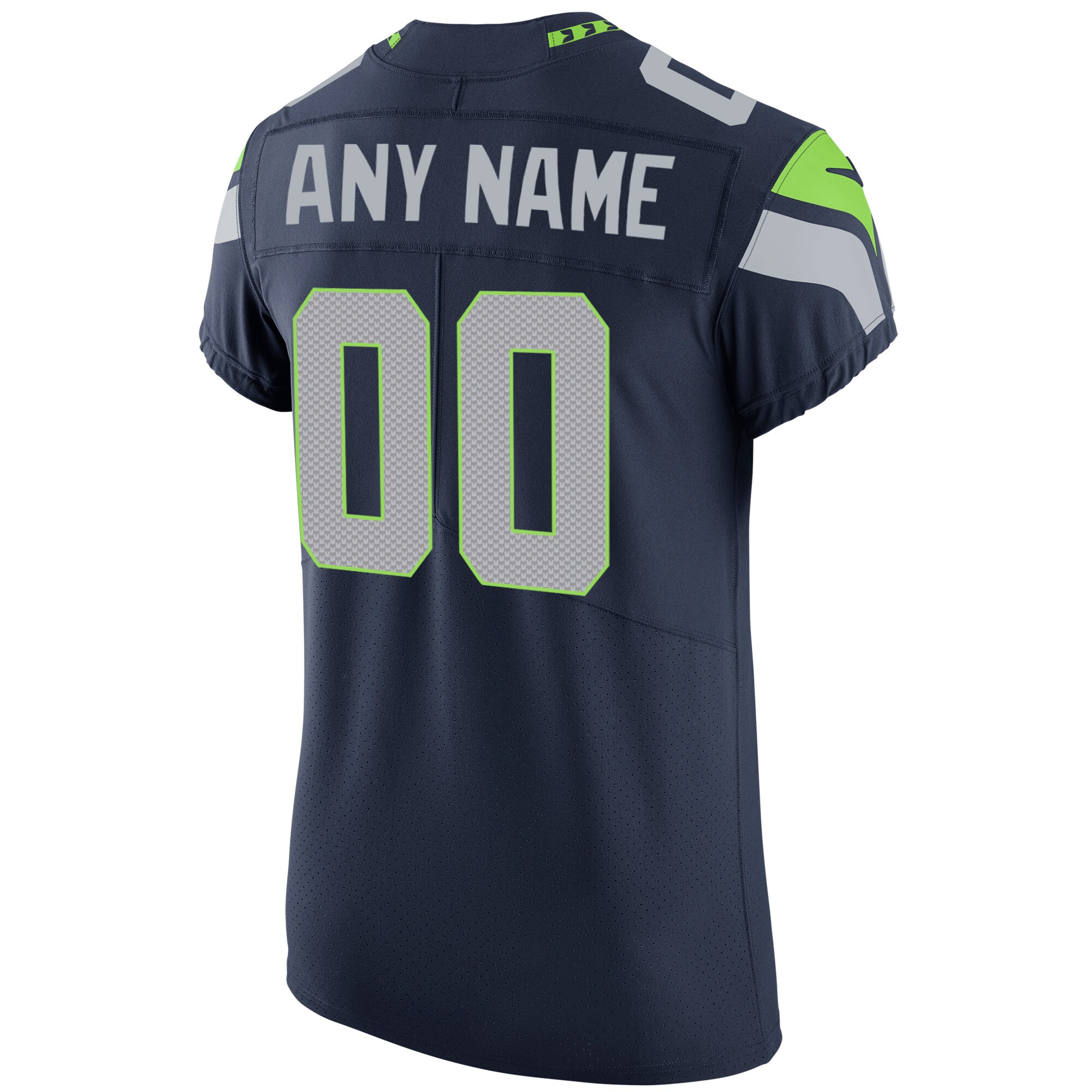 Seattle Seahawks Nike Vapor Untouchable Custom Elite Jersey - College Navy - vstockx
