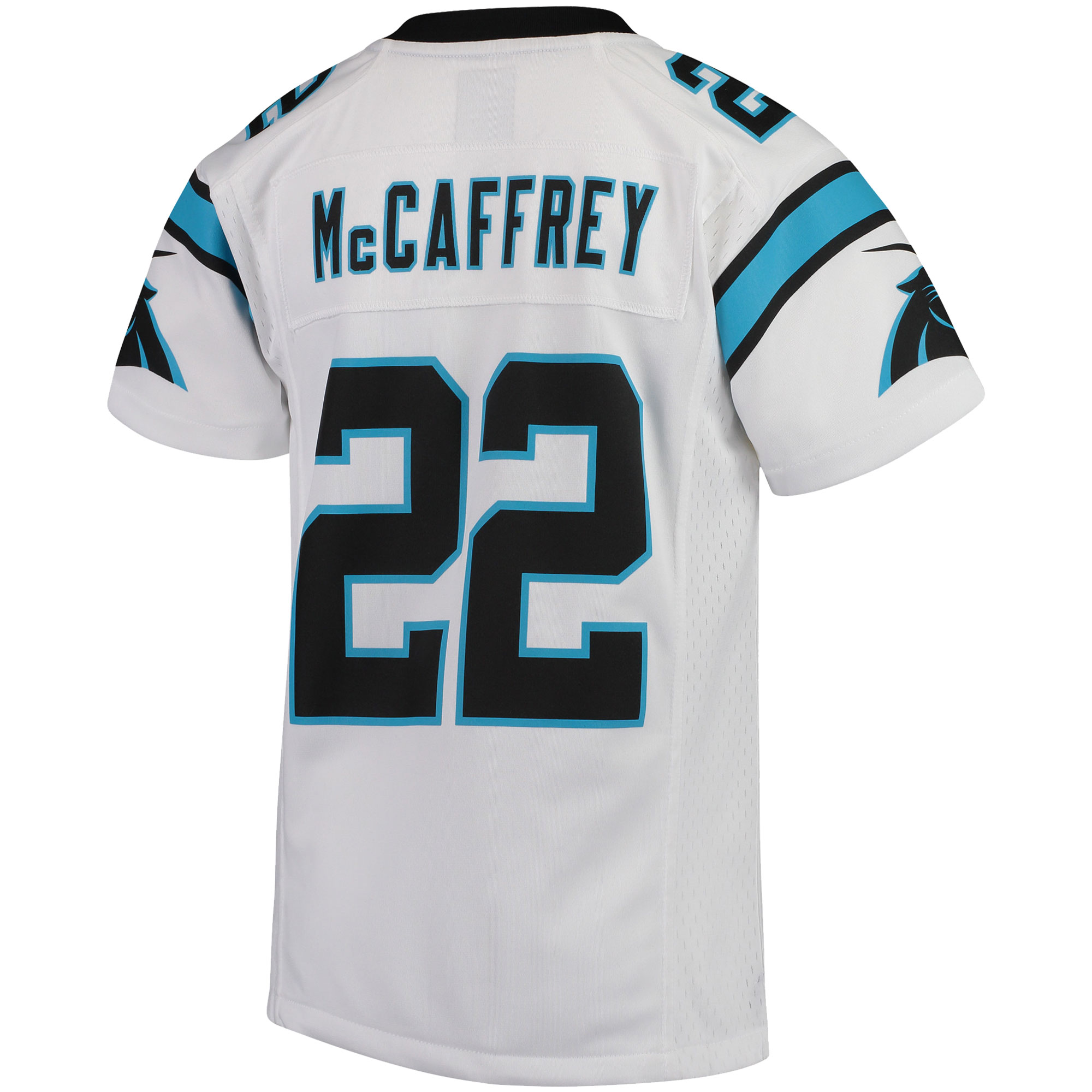 Christian McCaffrey Carolina Panthers Nike Youth Player Game Jersey - White - vstockx
