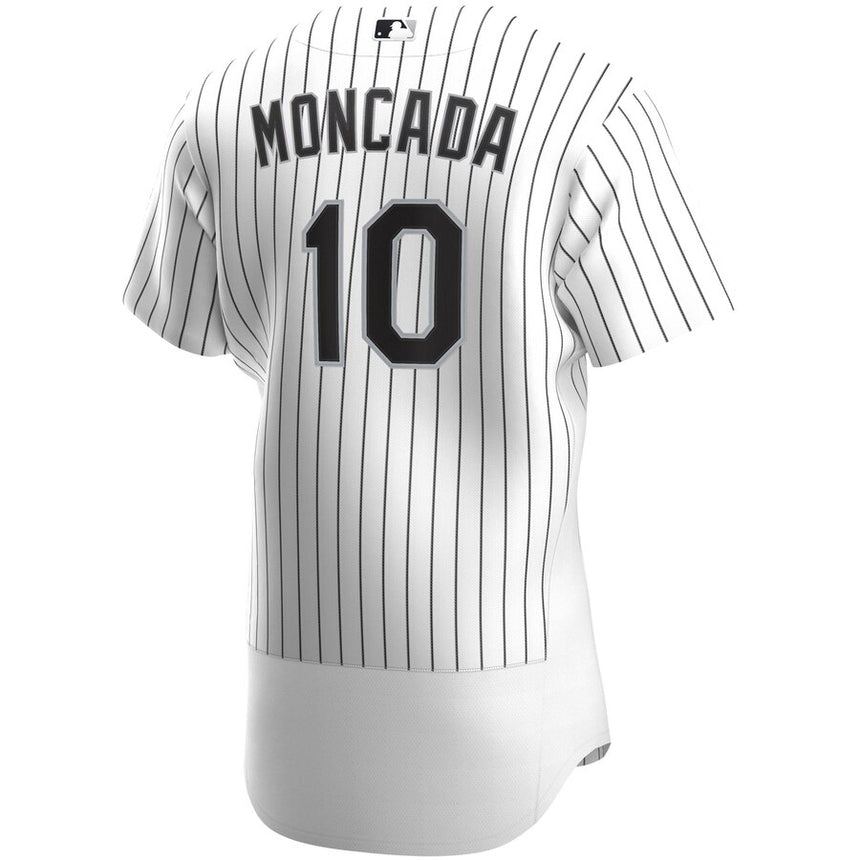 Men's Chicago White Sox Yoan Moncada White Home Authentic Player Jersey - vstockx