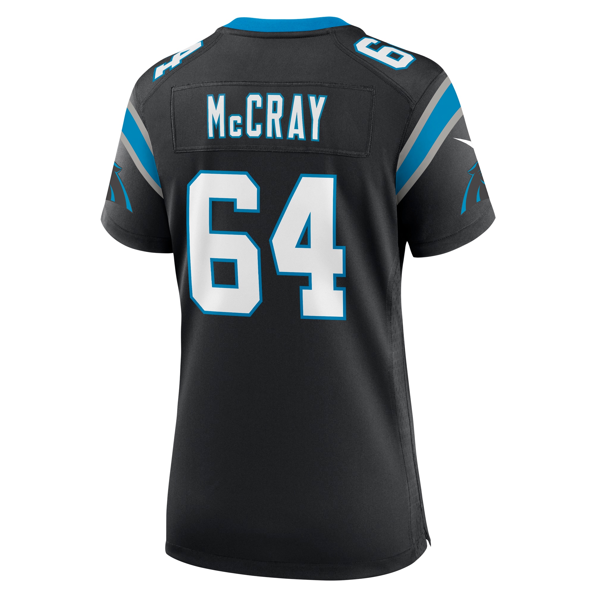 Justin McCray Carolina Panthers Nike Women's Team Game Jersey - Black - vstockx