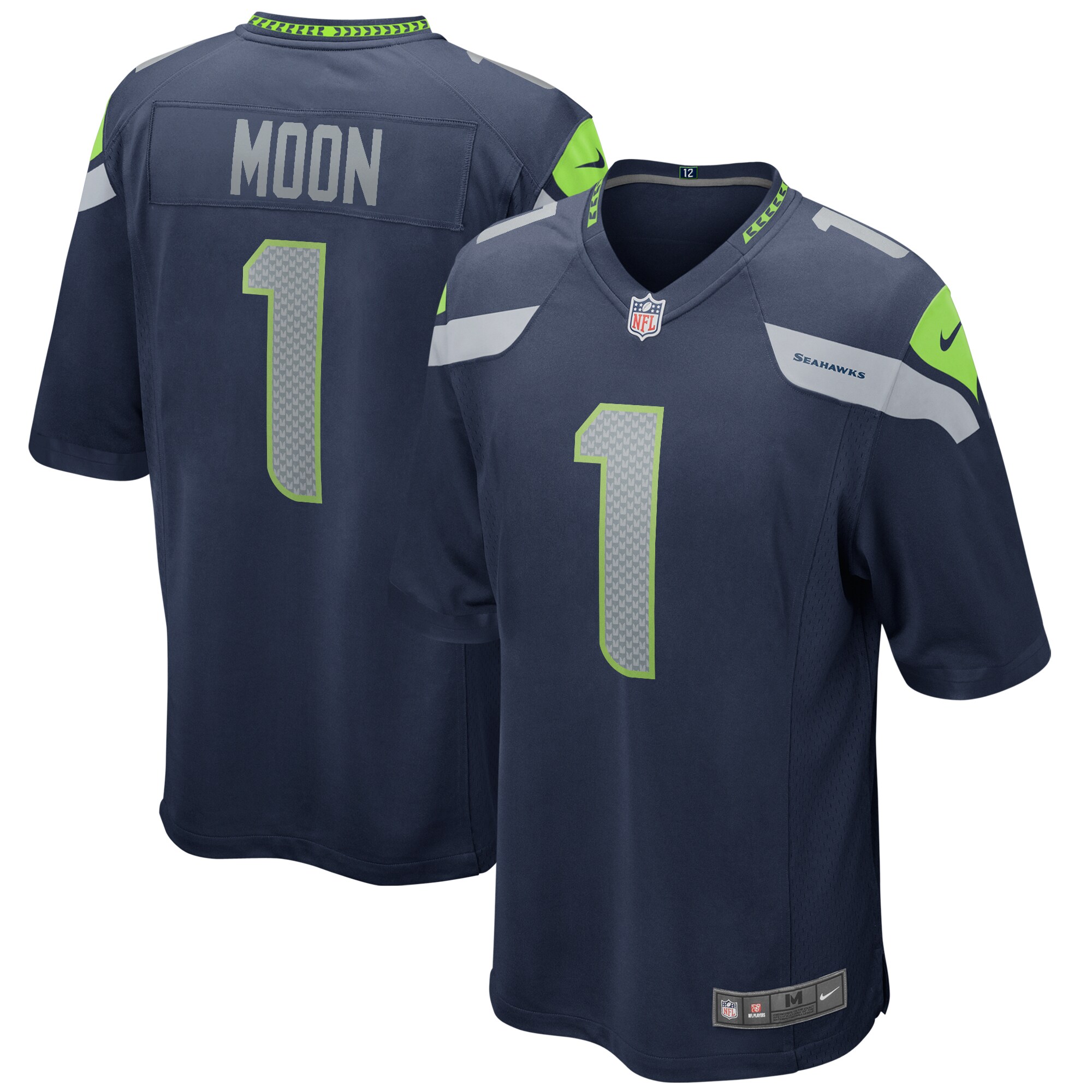 Warren Moon Seattle Seahawks Nike Game Retired Player Jersey - College Navy - vstockx