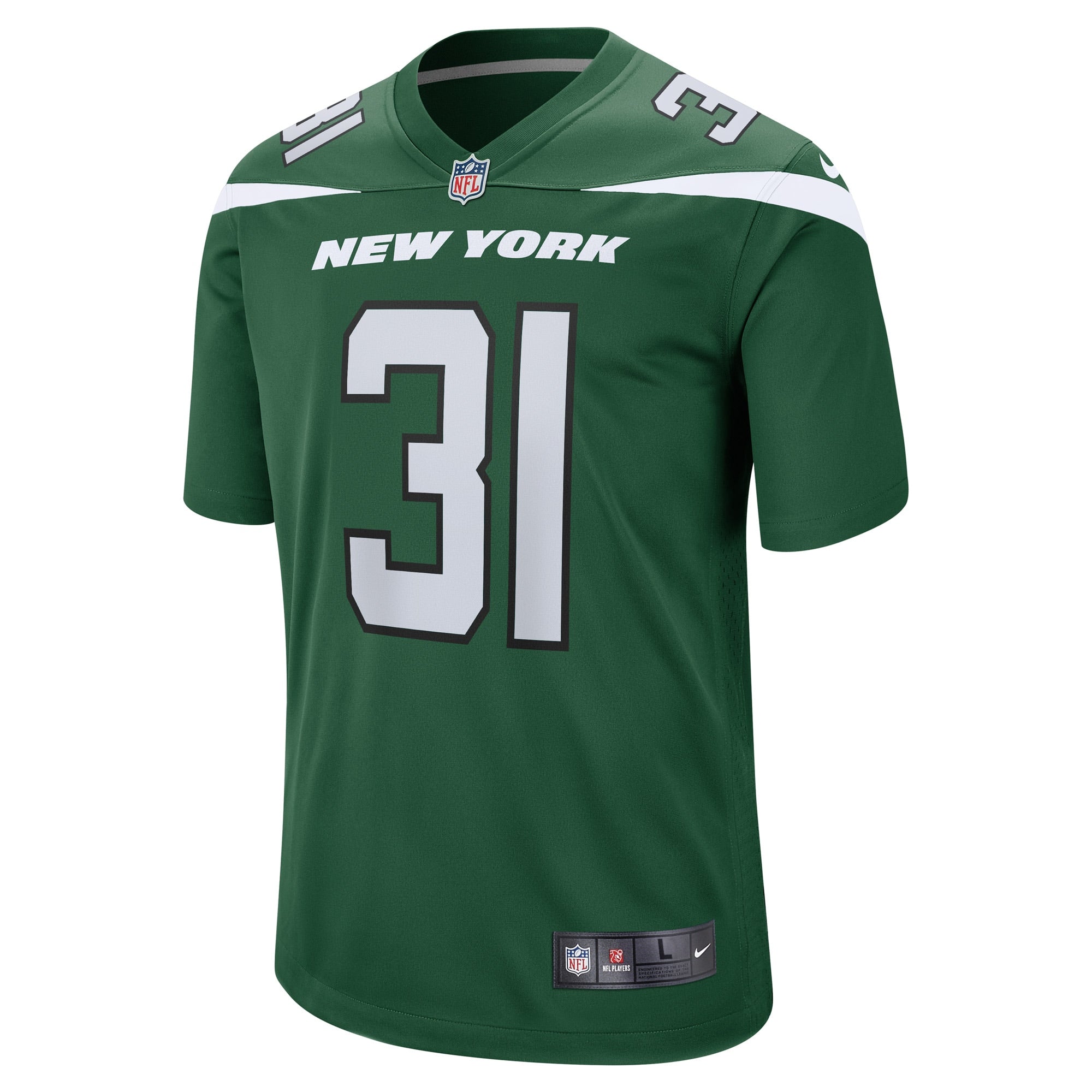 Women's Nike Craig James Gotham Green New York Jets Game Player Jersey - vstockx