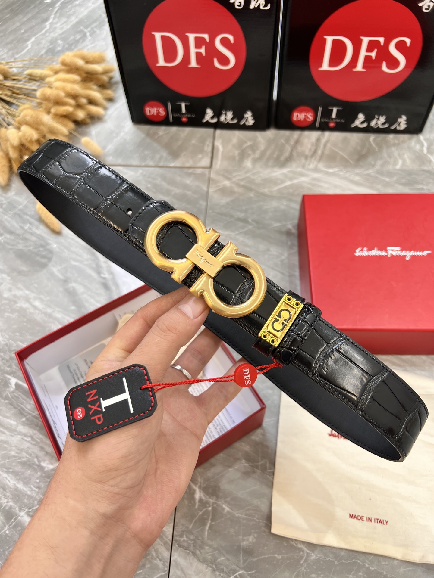 Streetwear Belt Ferragamo 319966 size:3.5cm - vstockx