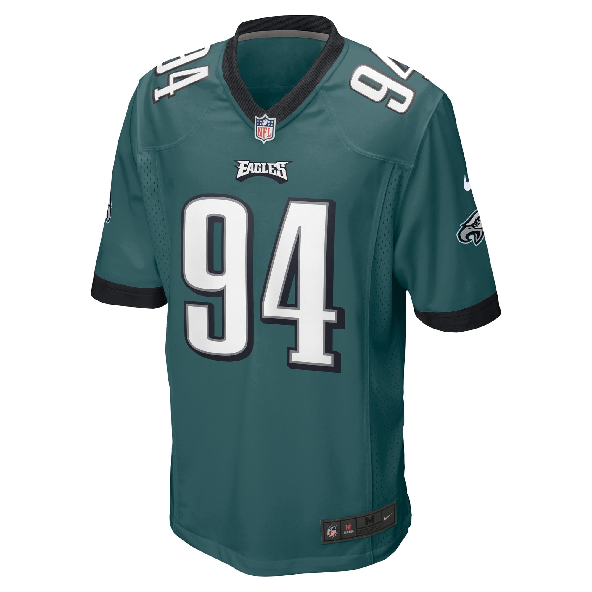 Men's Nike Josh Sweat Midnight Green Philadelphia Eagles Game Jersey - vstockx