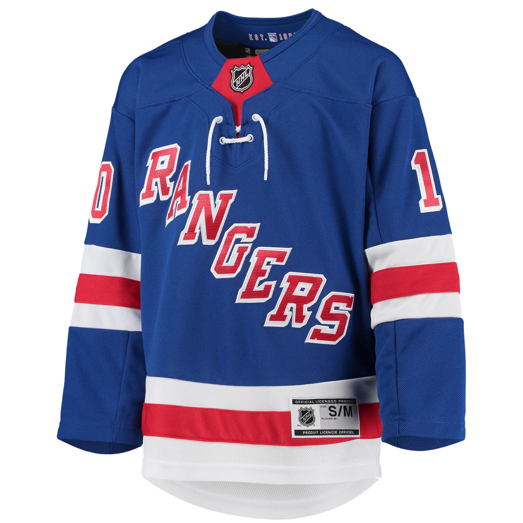 Artemi Panarin New York Rangers Youth Home Premier Player Jersey - Blue - vstockx